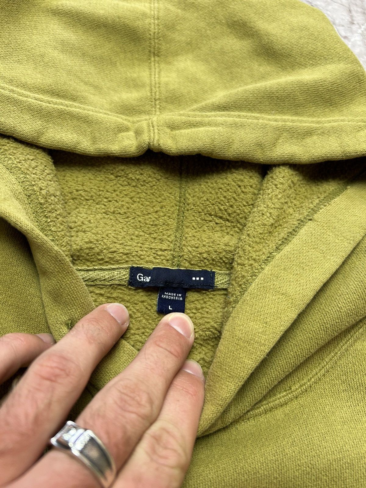 Gap × Vintage Vintage Y2K Gap Spell Out Hoodie Size US L / EU 52-54 / 3 - 6 Thumbnail