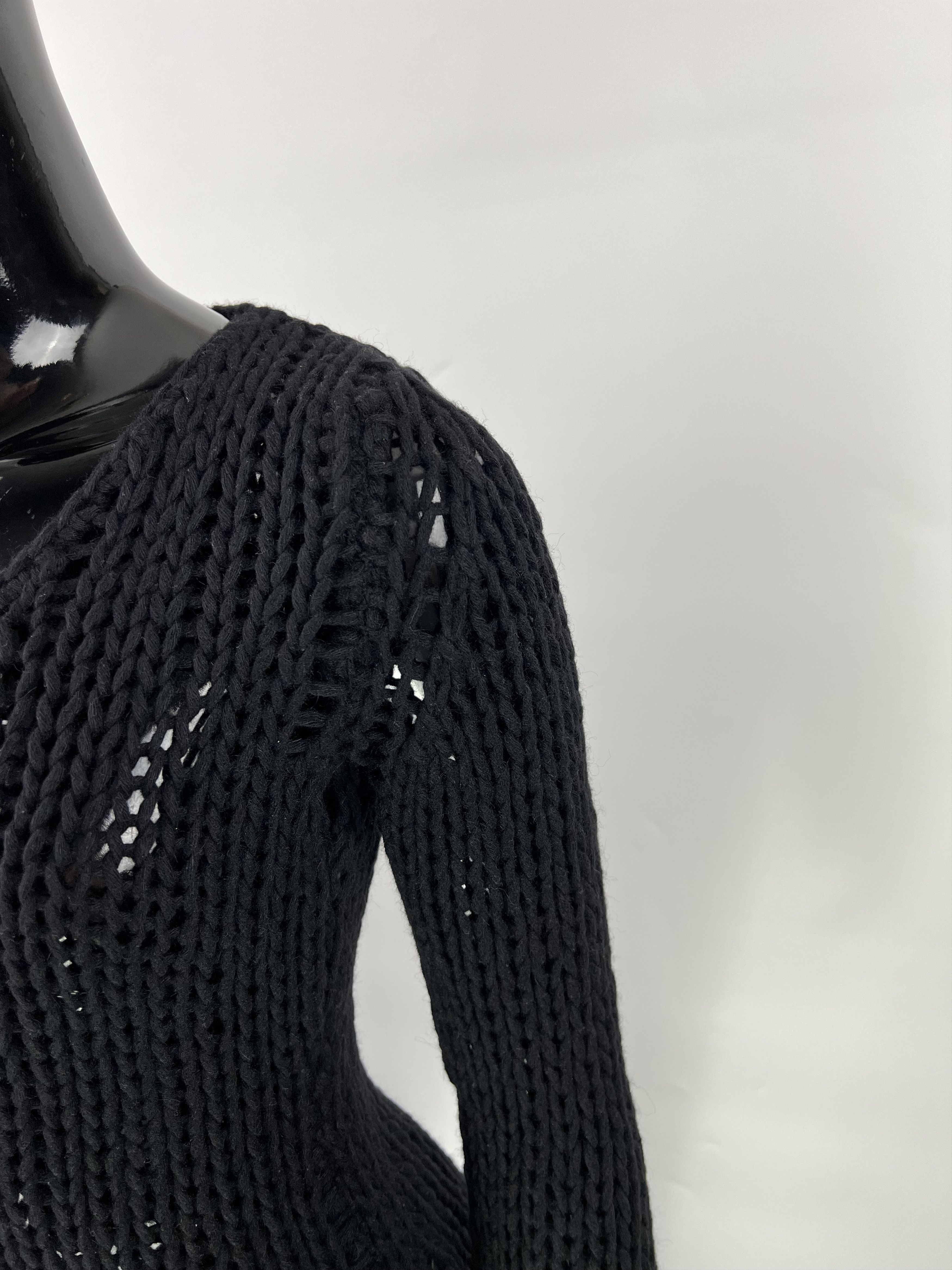 Pierre Balmain Pierre Balmain Mesh Knit Alpaca Wool Sweater Size S 40/26 Size S / US 4 / IT 40 - 6 Thumbnail