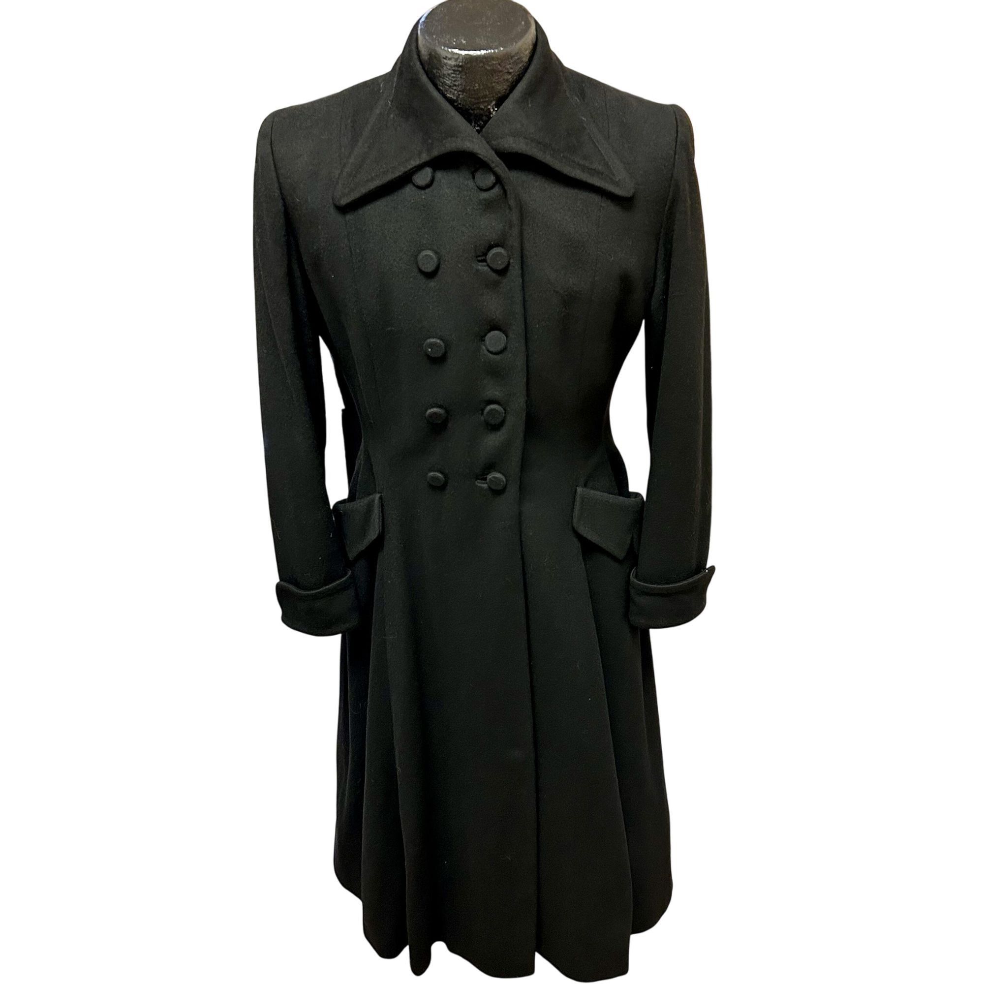 Other 930 40's Croydon Wool TRENCH 10 Btn VICTORIAN Coat Size S / US 4 / IT 40 - 5 Thumbnail