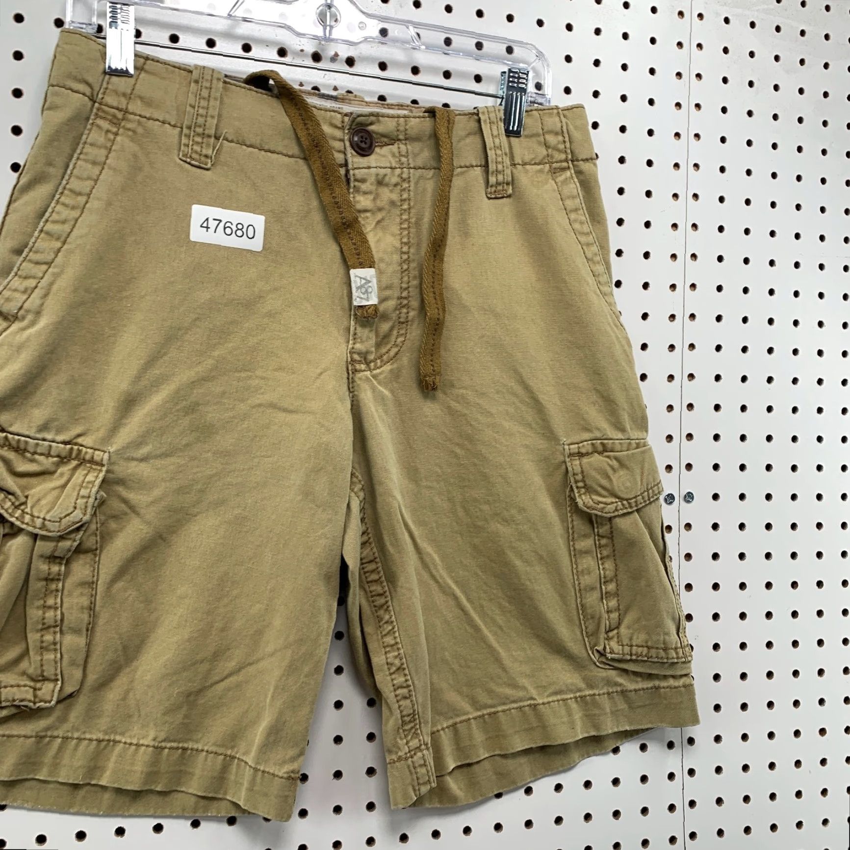 Vintage Aéropostale Cargo Shorts Mens 29 Outdoor Pockets 30x10.5 Beige Cotton Cargo Pocket Regular Rise Mid-Front Flat Front Casual Summer Outdoor Mens Size US 29 - 5 Thumbnail