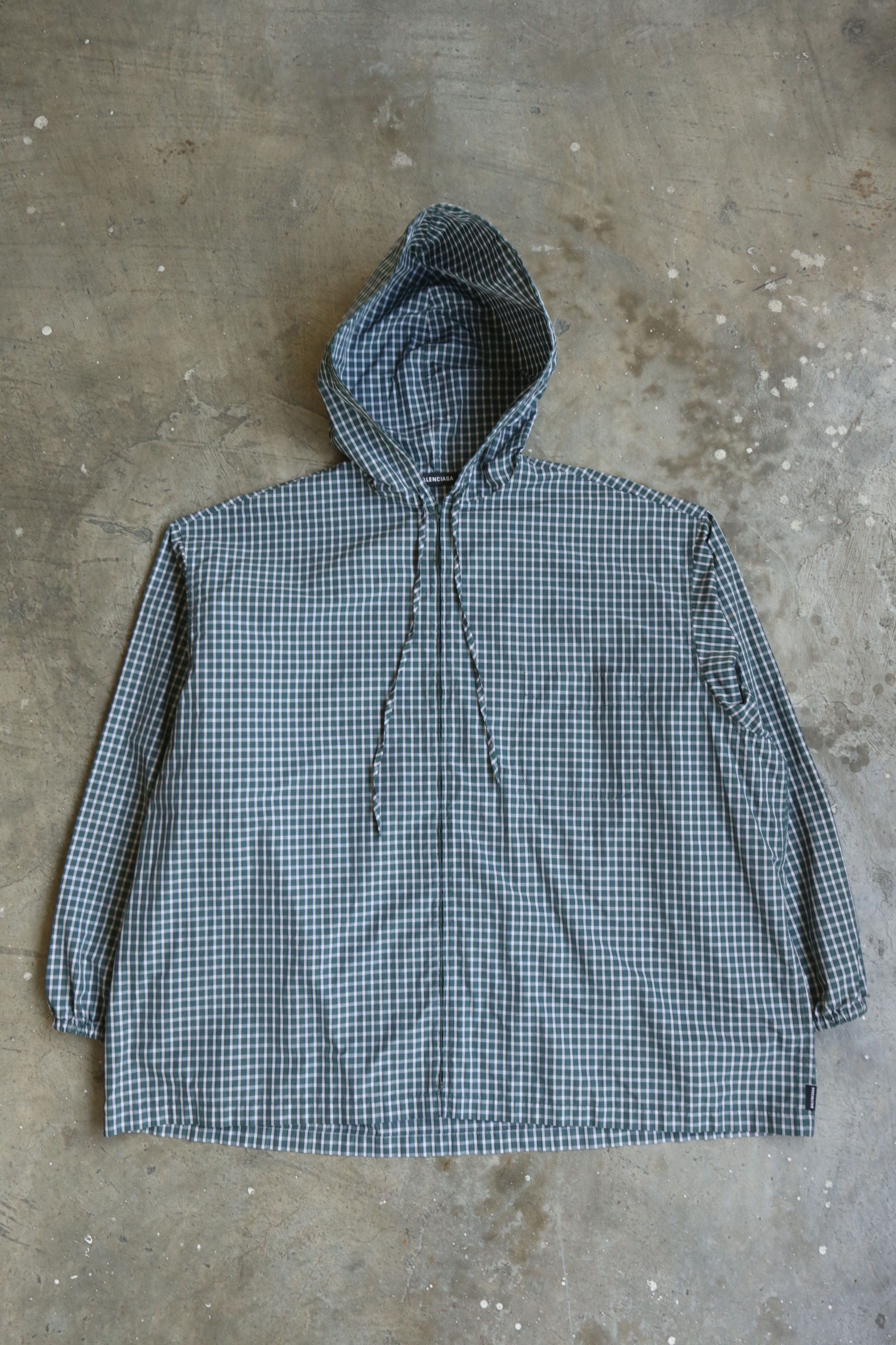 Balenciaga Balenciaga - S/S 19 - Plaid Hooded Flannel Shirt Size US M / EU 48-50 / 2 - 2 Thumbnail