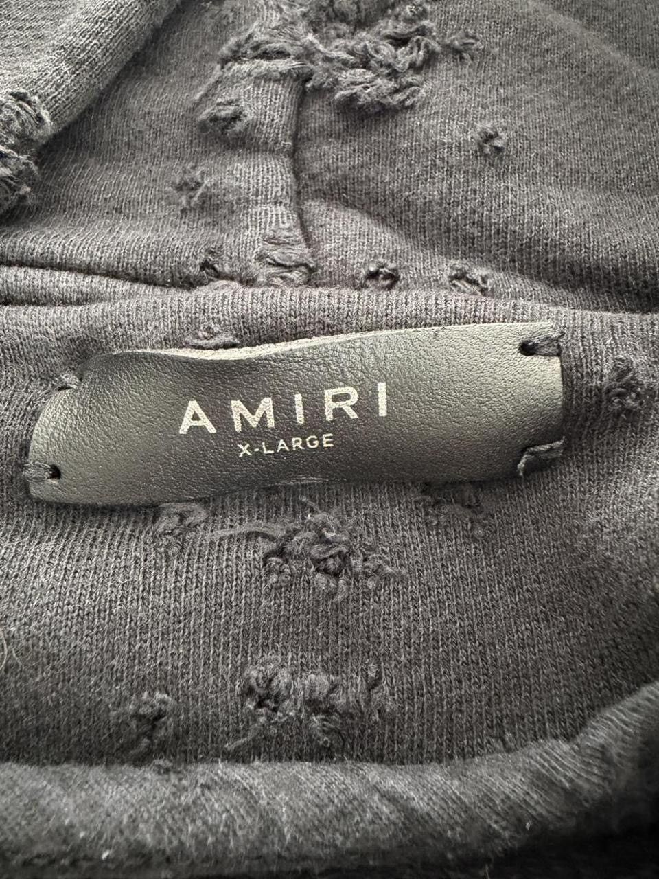 Amiri Amiri Shotgun Distressed Hoodie Size US XL / EU 56 / 4 - 3 Thumbnail