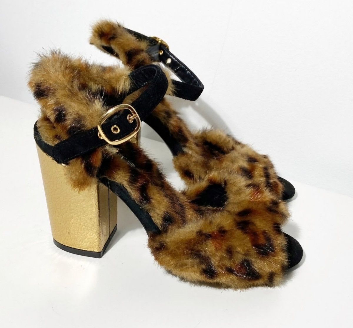 Other Strategia Hanna fur sandals Size US 7 / IT 37 - 3 Thumbnail