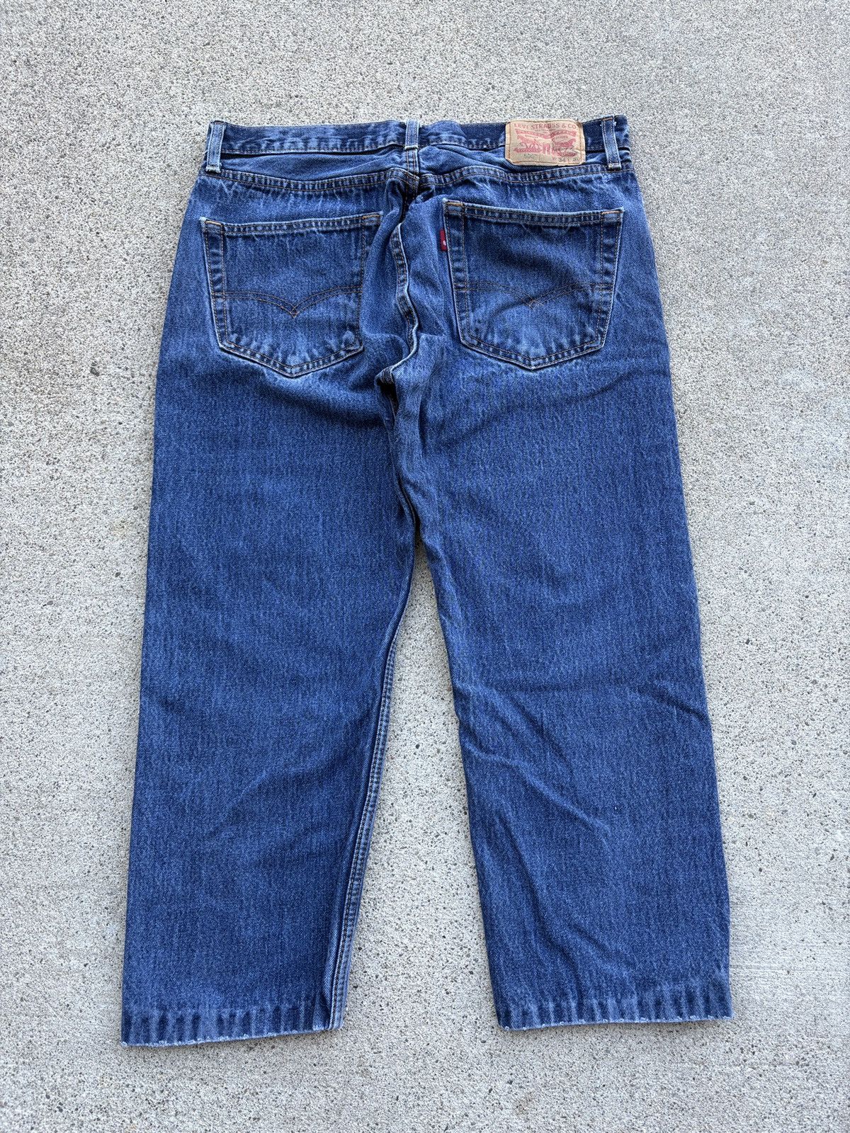 Levi's Vintage Y2K 505’ Levis Loose Fit M. Indigo Jeans Size 34x30 Size US 34 / EU 50 - 2 Thumbnail