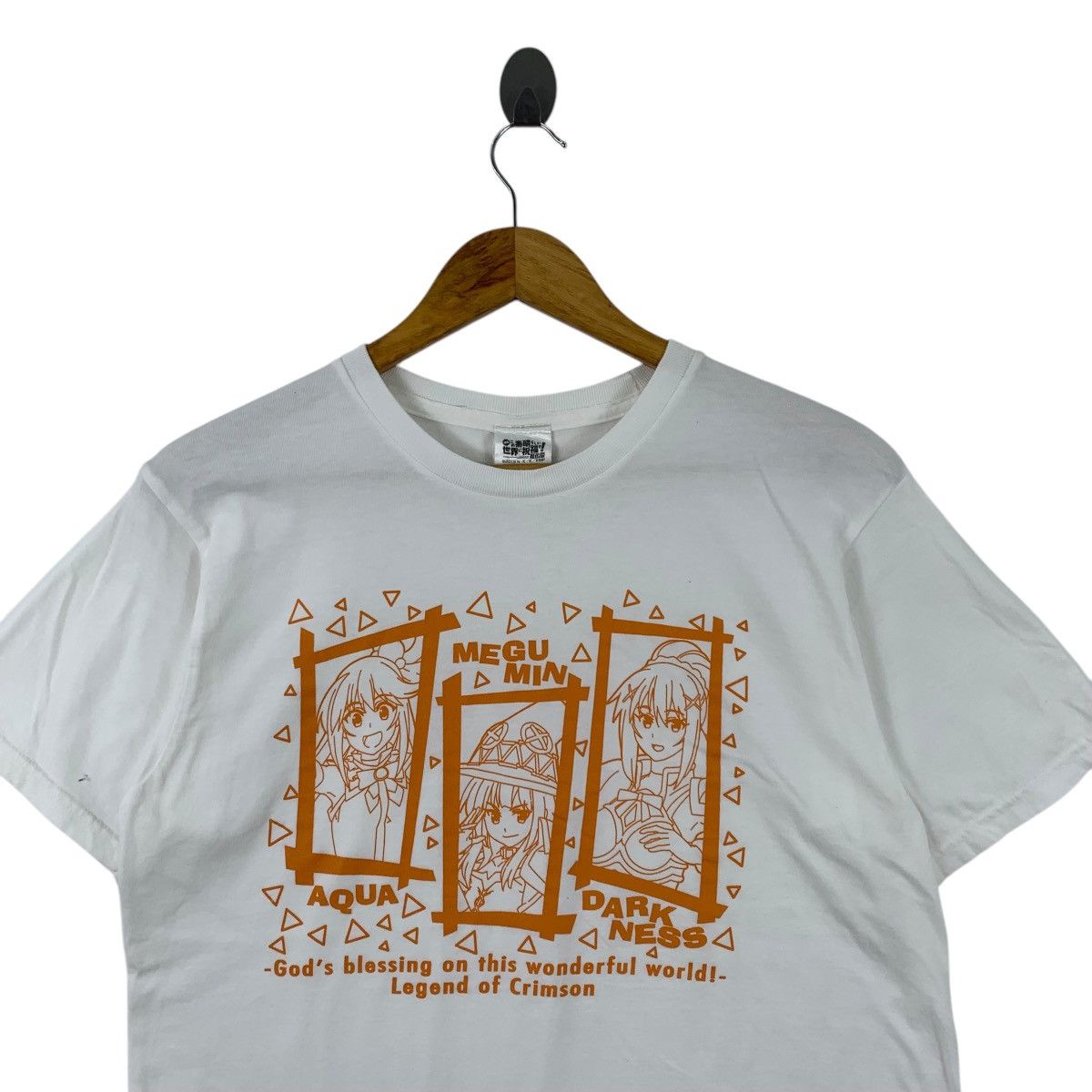 Vintage KONOSUBA – LEGEND Of CRIMSON Anime Series Short Sleeve Shirt Size US L / EU 52-54 / 3 - 3 Thumbnail