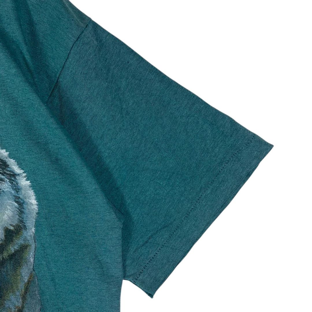 Other Vintage 90s Wolf Graphic Calgary Single Stitch Harlequin Tee Size US L / EU 52-54 / 3 - 7 Thumbnail