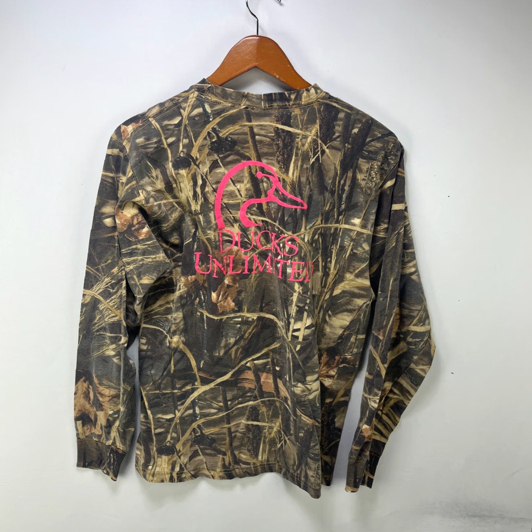 Realtree VINTAGE Realtree Ducks Unlimited Hoodie Shirt Medium Camouflage 90s Mens Green Long Sleeve Size US M / EU 48-50 / 2 - 5 Thumbnail