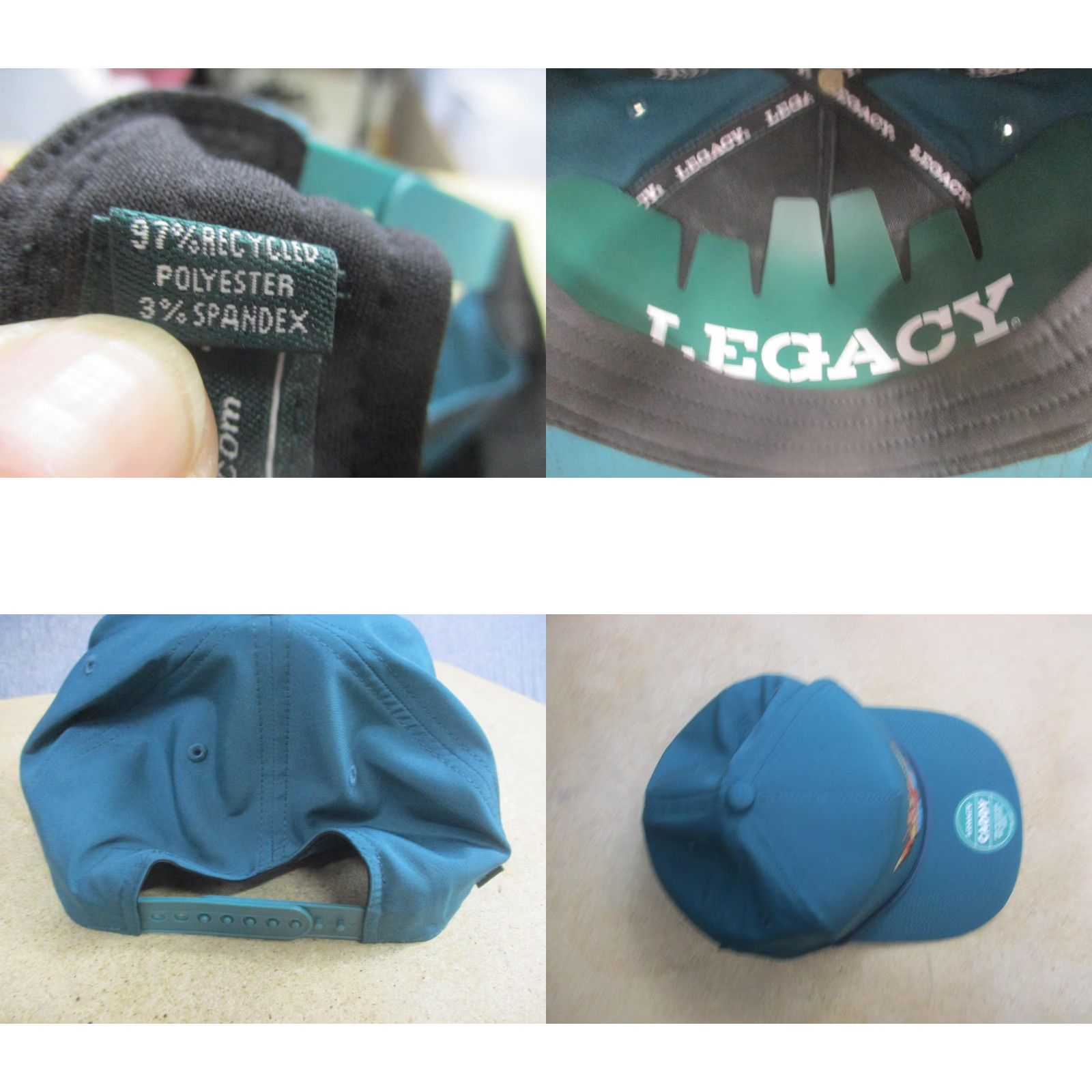 Our Legacy Legacy Deep Creek Lake Hat Cap Snap Back Mens One Size Green Rope Caddy Graphic Size ONE SIZE - 8 Thumbnail