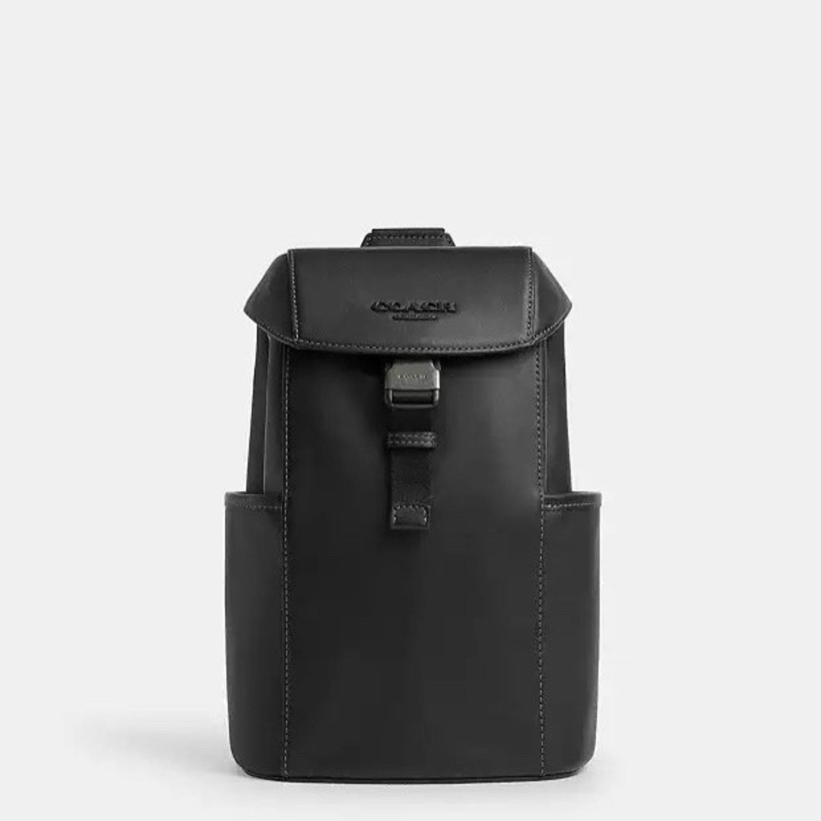 Coach NWT Coach Men's Body Bag Racer Pack Black CU111 Leather Size ONE SIZE - 6 Thumbnail