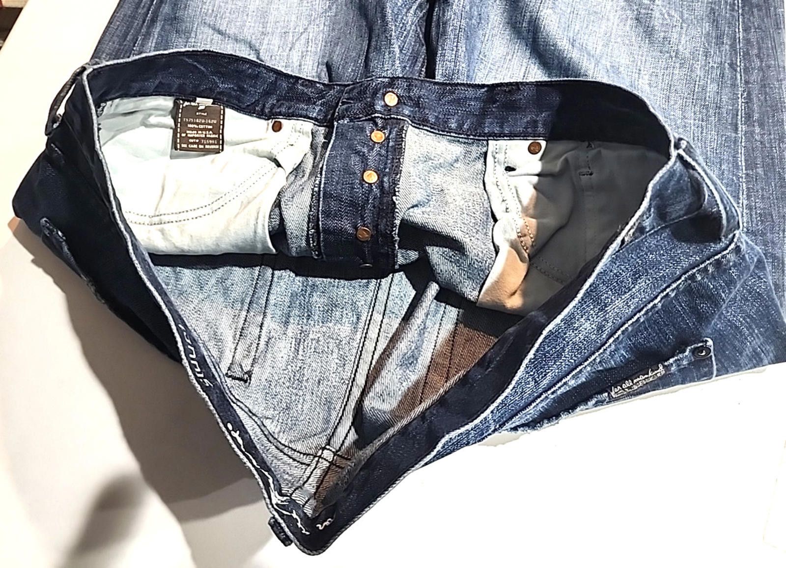 Seven 7 Seven For All Man Kind Blue Jeans Distressed 38Wx33L Size US 38 / EU 54 - 6 Thumbnail