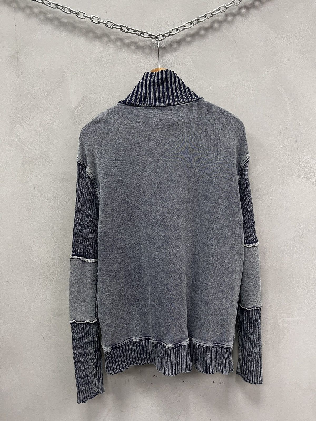 Diesel Diesel style washed zip sweater y2k style kapital japan Size US XL / EU 56 / 4 - 7 Thumbnail