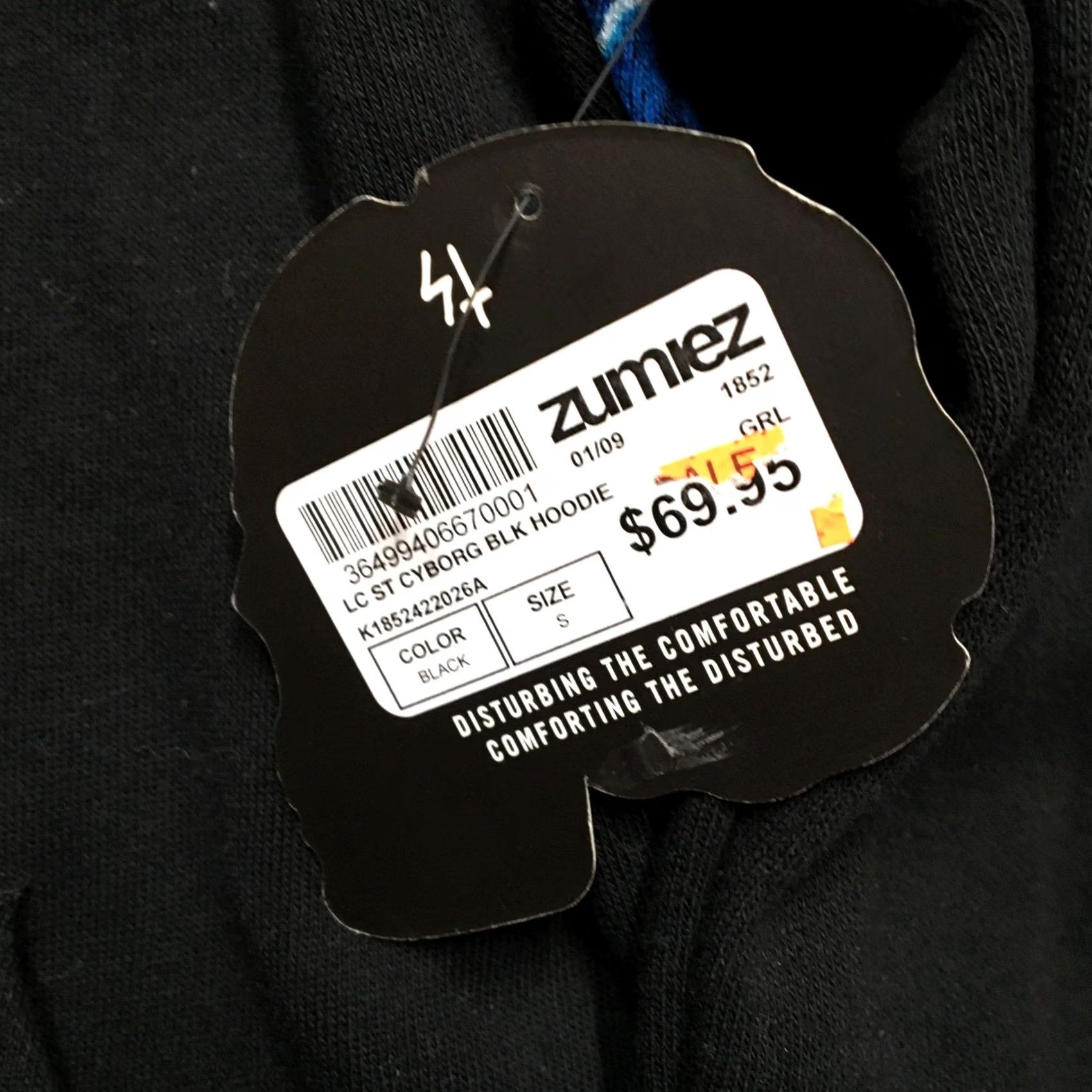 Vintage Lurking Class Hoodie Mens Small Black Mega Print Lightning Skull Graphic Print Hooded Pullover Skeleton Grunge Streetwear 90s Mens Size US S / EU 44-46 / 1 - 5 Thumbnail