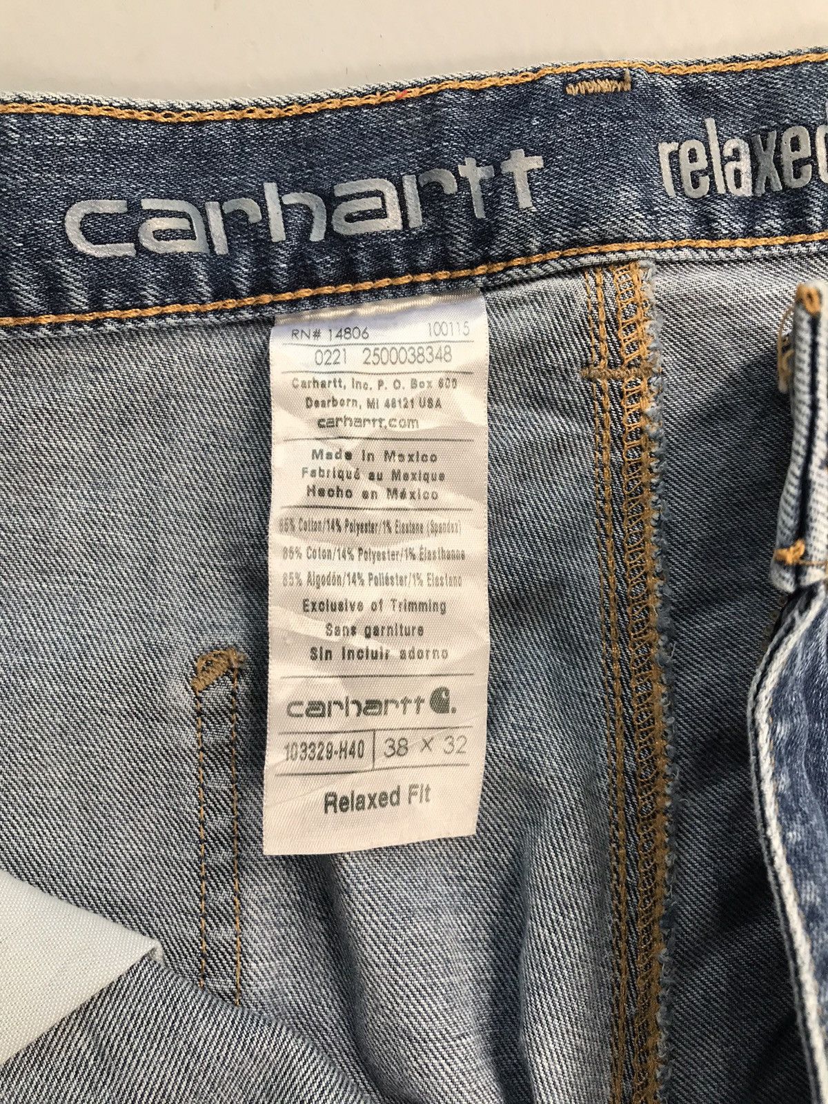 Carhartt Vintage Carhartt double knee workwear Size US 40 / EU 56 - 6 Thumbnail