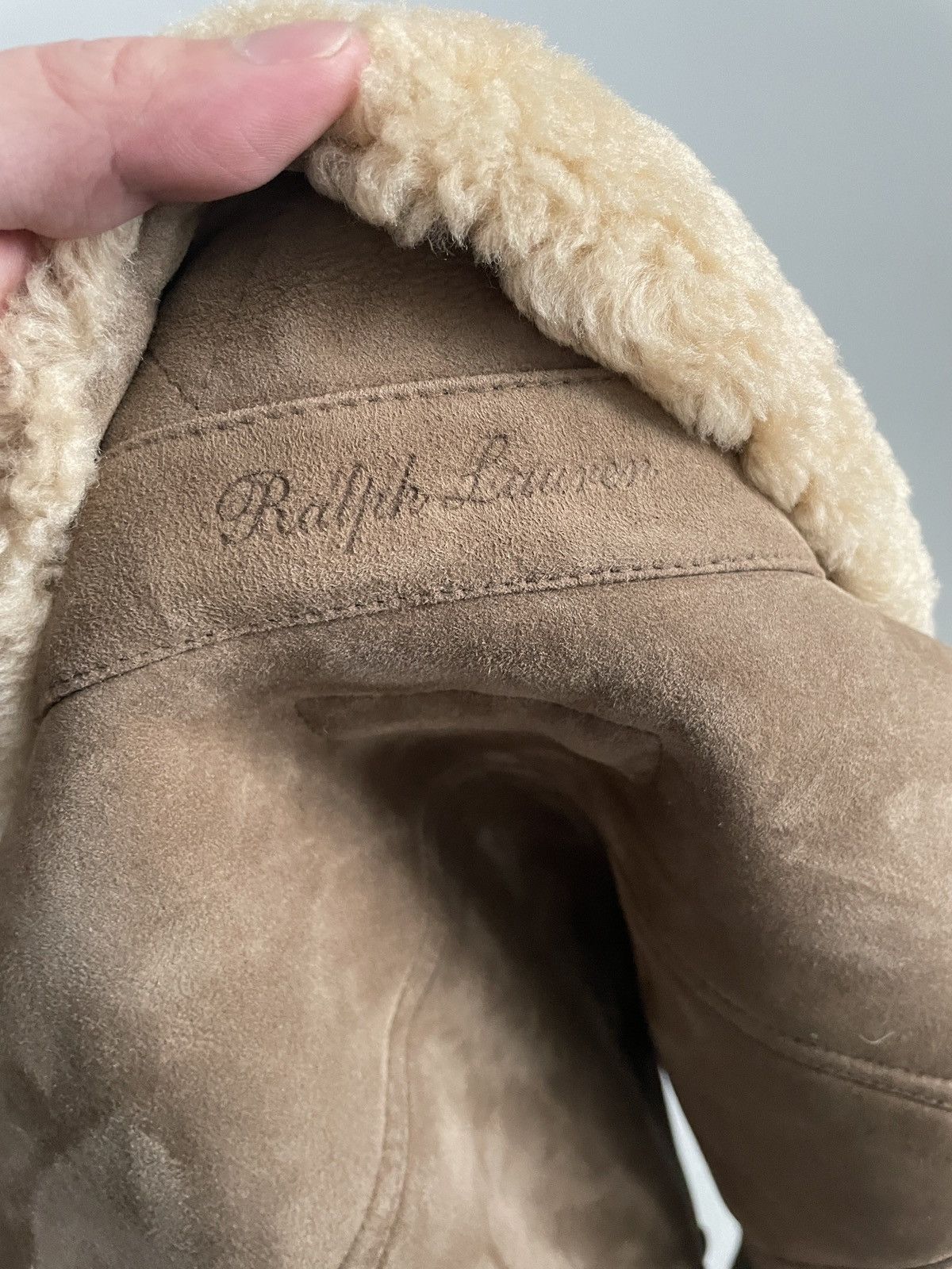 Ralph Lauren Purple Label Ralph Lauren Purple Label Clifton shearling trucker Size US S / EU 44-46 / 1 - 8 Thumbnail