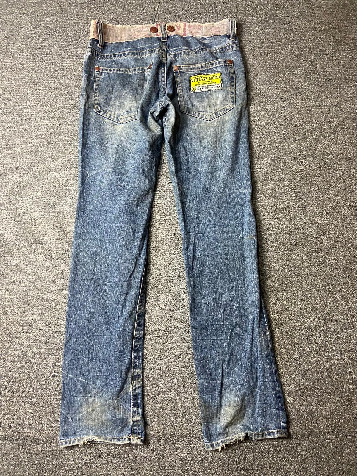 Japanese Brand Japanese Brand Patchwork Denim Jeans (151) Size US 32 / EU 48 - 2 Thumbnail