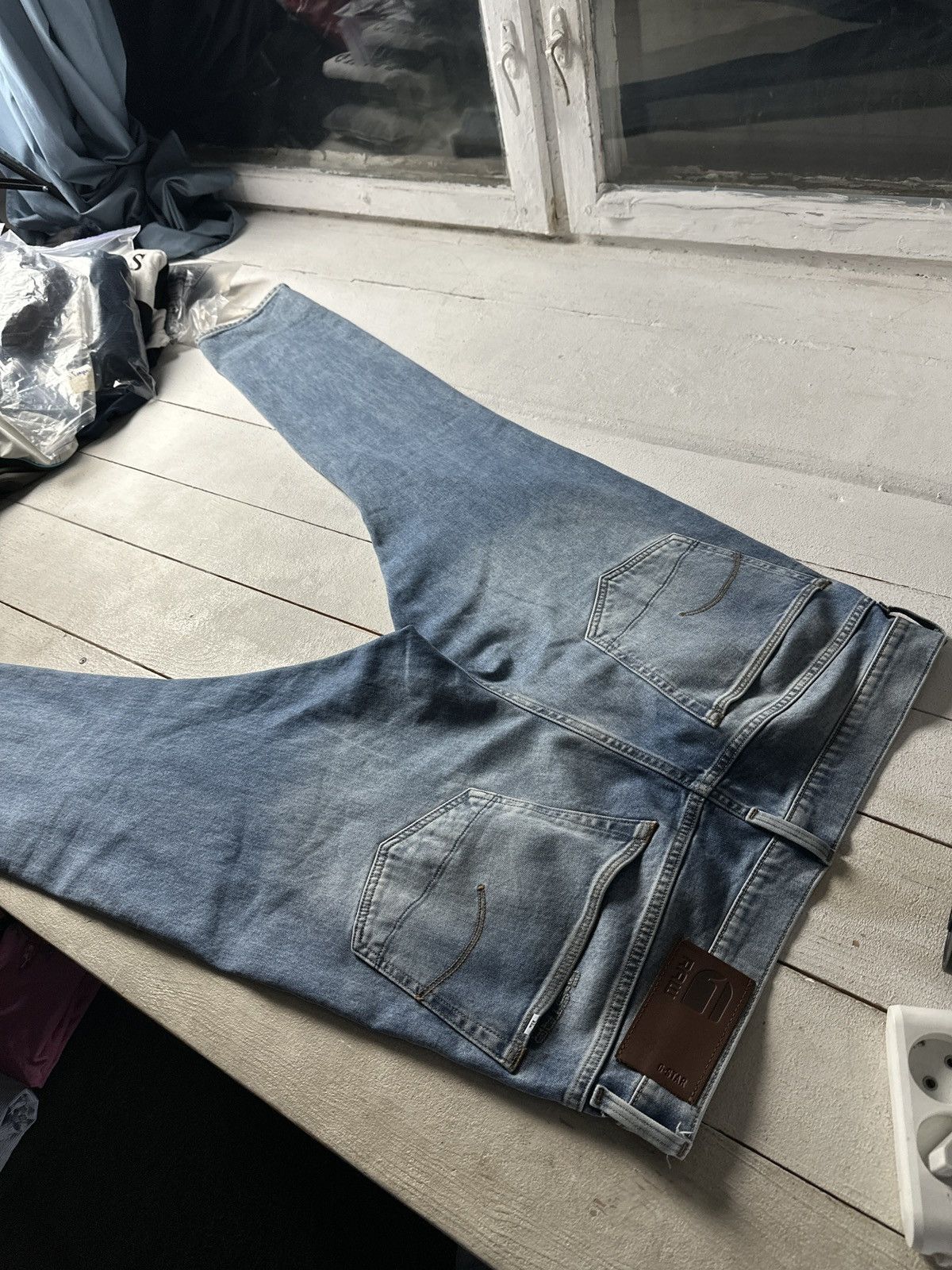 G-Star 🚨PUNK G STAR OPIUM 96 BLUE MENS JEANS Y2k BIKER Size US 36 / EU 52 - 10 Thumbnail