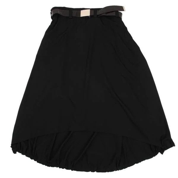 Yohji Yamamoto Y's Yohji Yamamoto W/Gabardine Asymmetry Balloons Wide Skirt Size 28" / US 6 / IT 42 - 10 Thumbnail