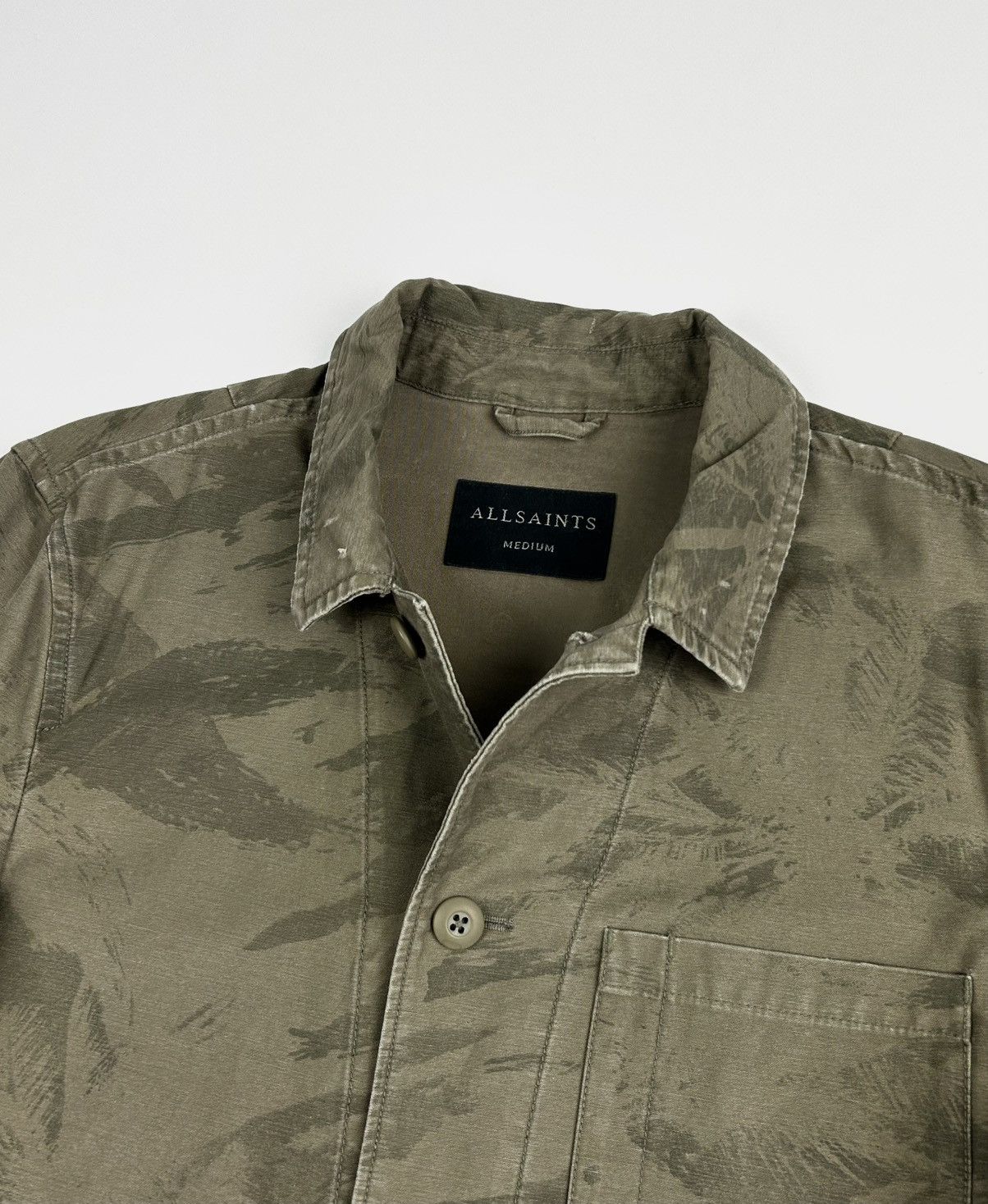 Allsaints Allsaints Camo Overshirt Jacket Size US M / EU 48-50 / 2 - 6 Thumbnail
