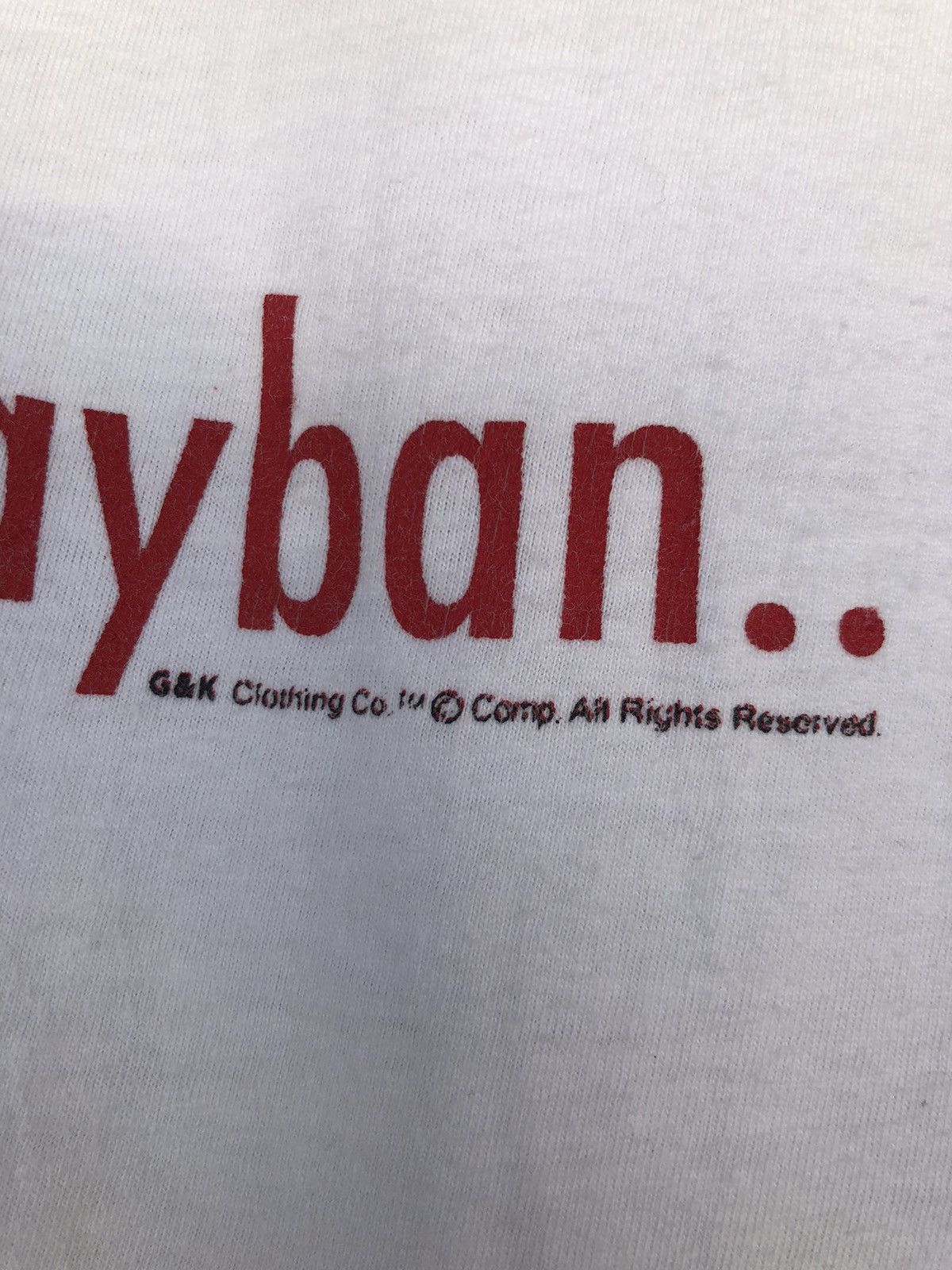 RayBan × Vintage Rare‼️ Vintage Rayban Bootleg Tshirt Size US M / EU 48-50 / 2 - 5 Thumbnail