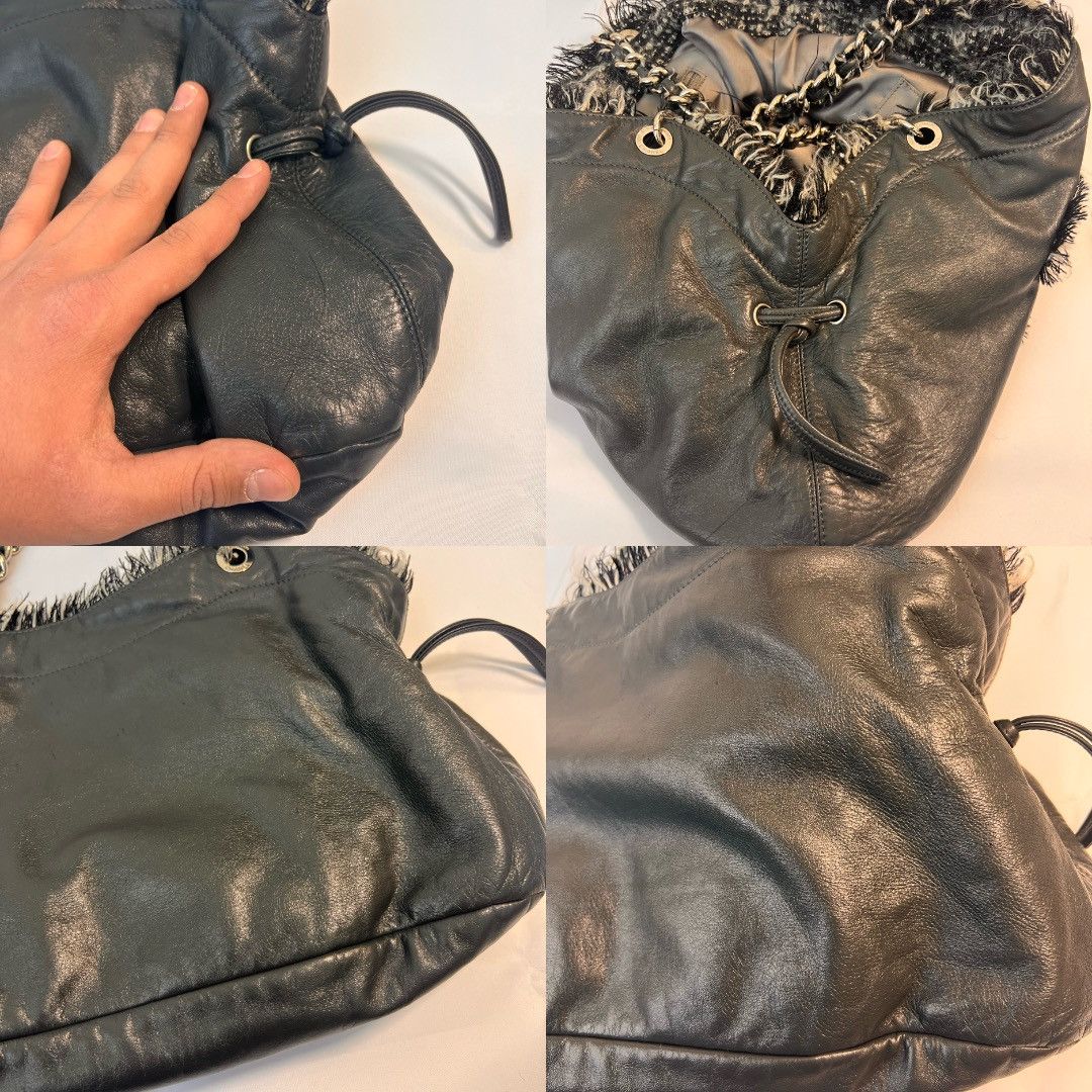 Chanel Chanel 2010-2011 Fringed Logo Large Hobo Tote Bag Size ONE SIZE - 10 Thumbnail