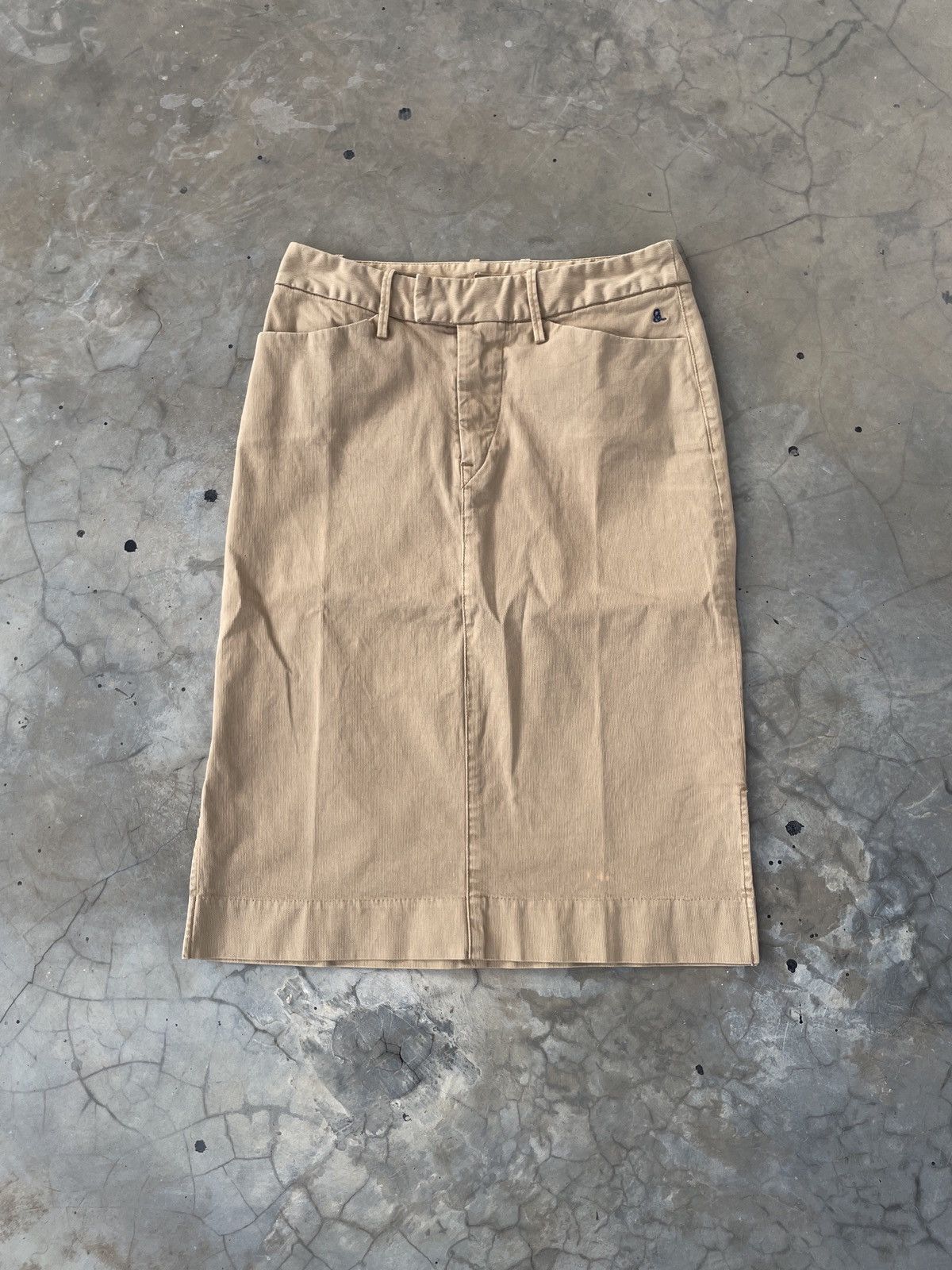 45rpm Vintage 45rpm Skirt Mini Brown Dyed Size 26" / US 2 / IT 38 - 1 Thumbnail