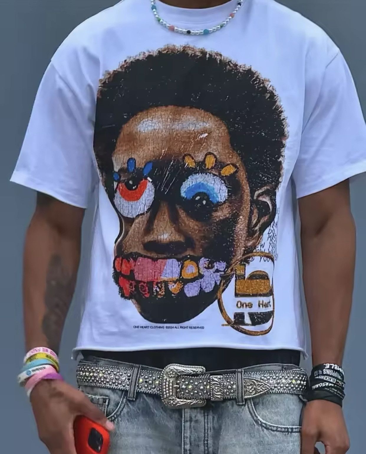 Other simple printed loose T-shirts retro design pure cotton Size US XXL / EU 58 / 5 - 1 Thumbnail