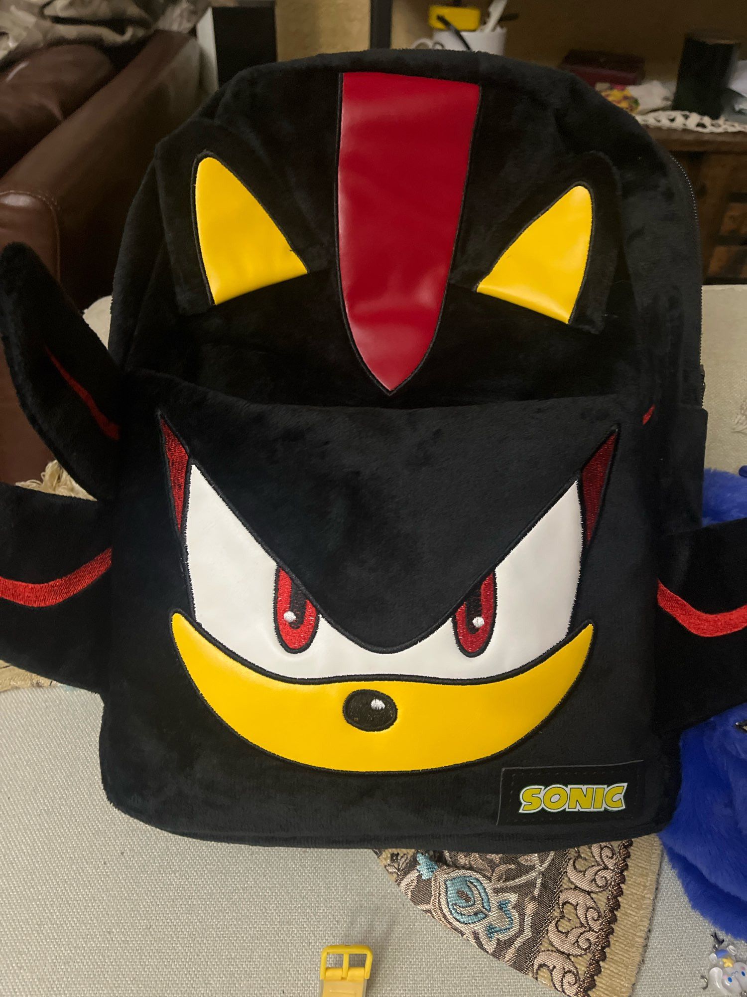 The Unbranded Brand Sonic The Hedgehog Cartoon Pattern Backpack Size ONE SIZE - 8 Thumbnail