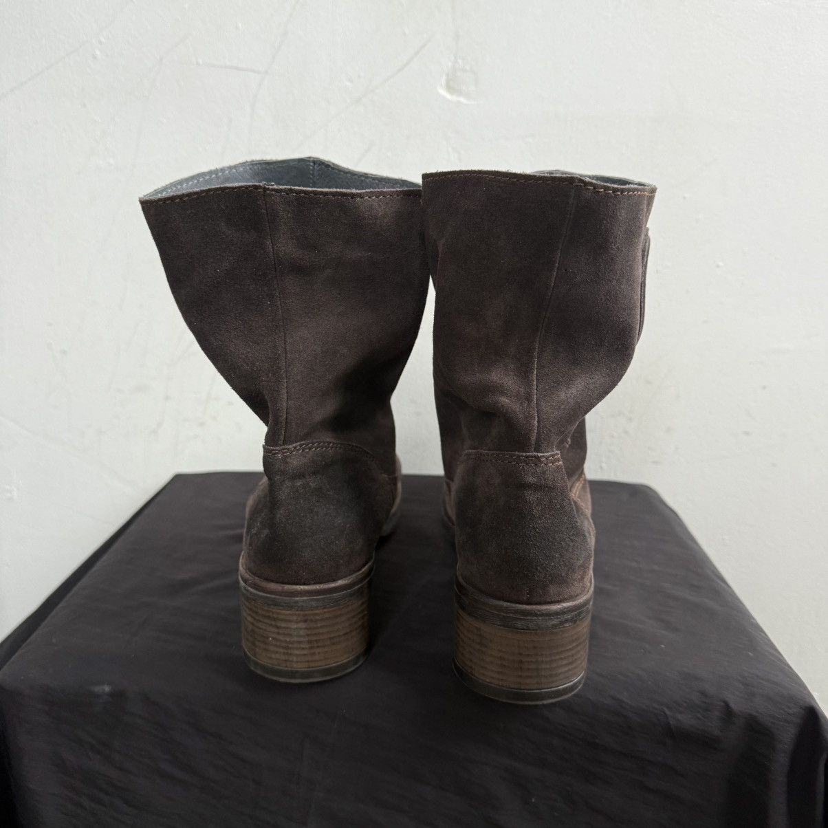 LIEBESKIND BERLIN Liebeskind Berlin Italy Split Suede Brown Ankle Boots Size US 10 / IT 40 - 5 Thumbnail