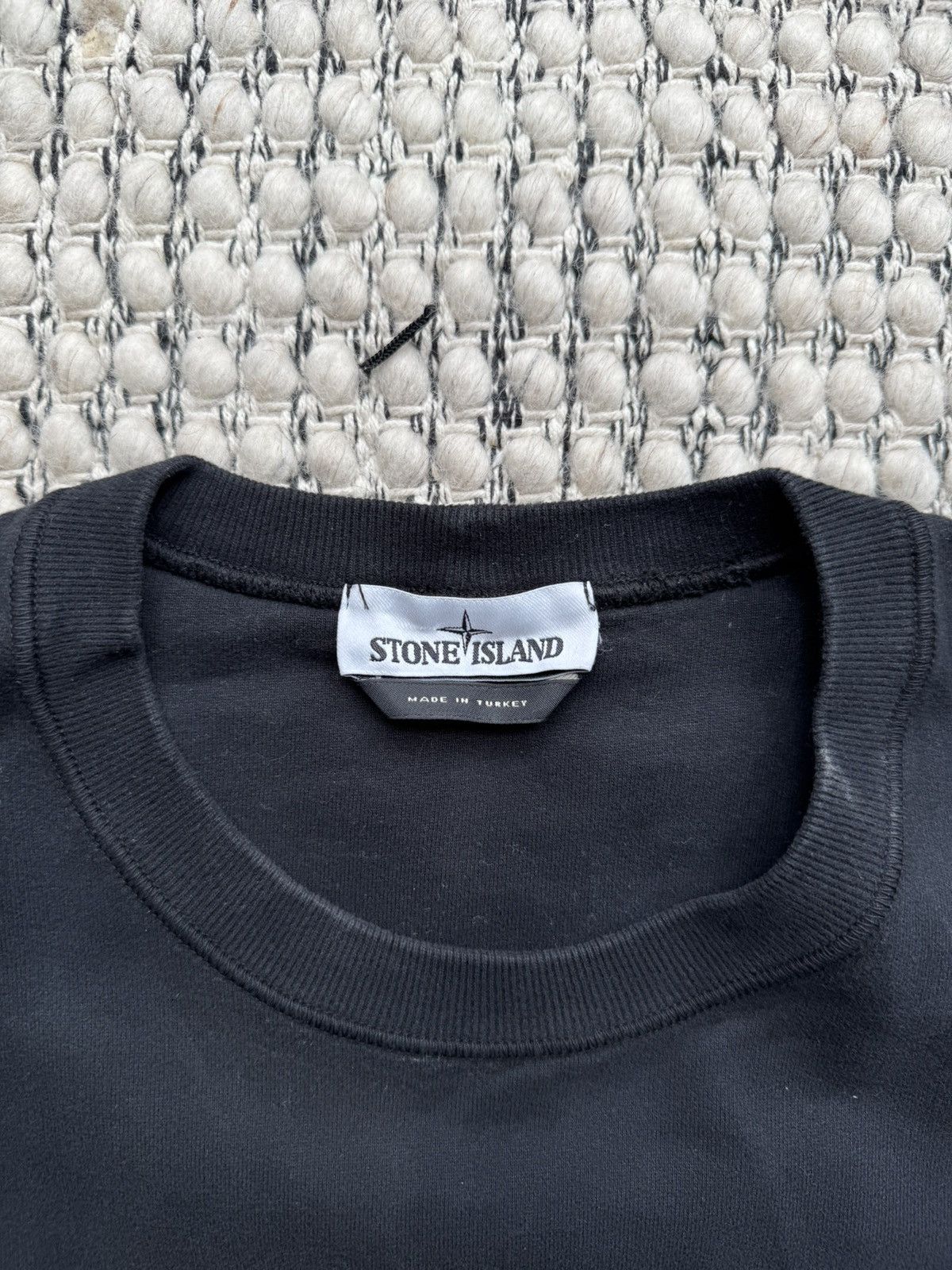 Stone Island Stone Island Garment Dyed Crew Neck - Black - Large Size US L / EU 52-54 / 3 - 2 Thumbnail