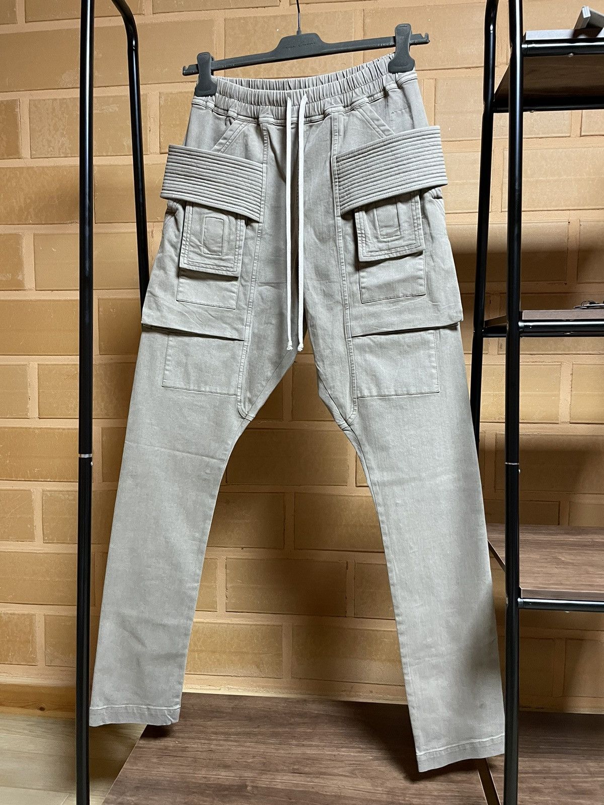 Rick Owens Drkshdw Rick Owens Drkshdw Creatch Cargo pants pearl SCF XS |  Grailed