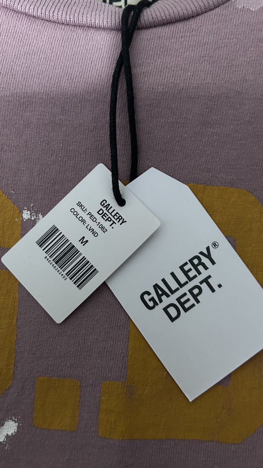 Gallery Dept. Gallery Dept. Purple ‘Psychology Ed’ Paint Splatter Cotton Size US M / EU 48-50 / 2 - 7 Thumbnail