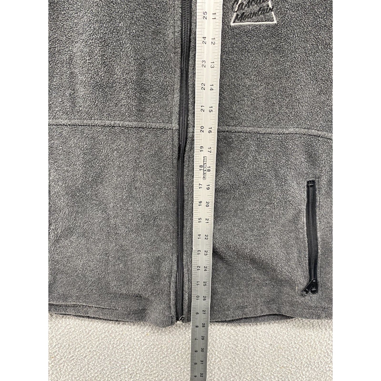 Vintage Columbia Cascade Mountain Ski Resort Fleece Vest Full Zip Women’s XL Gray Size XL / US 12-14 / IT 48-50 - 6 Thumbnail