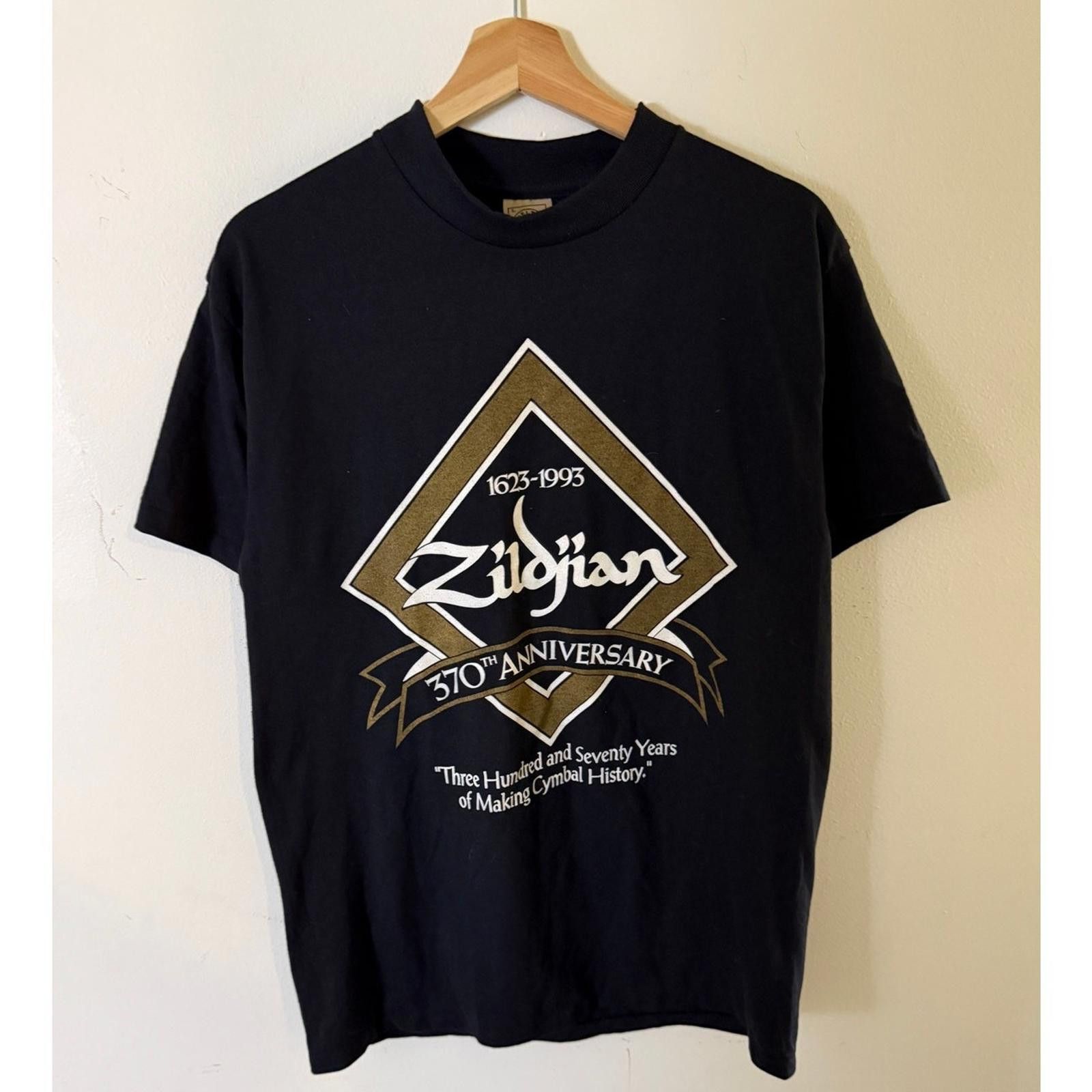 Delta Vintage 90s Zildjian Drums T-Shirt Mens SZ L NOS Rock C1 Size US L / EU 52-54 / 3 - 1 Thumbnail