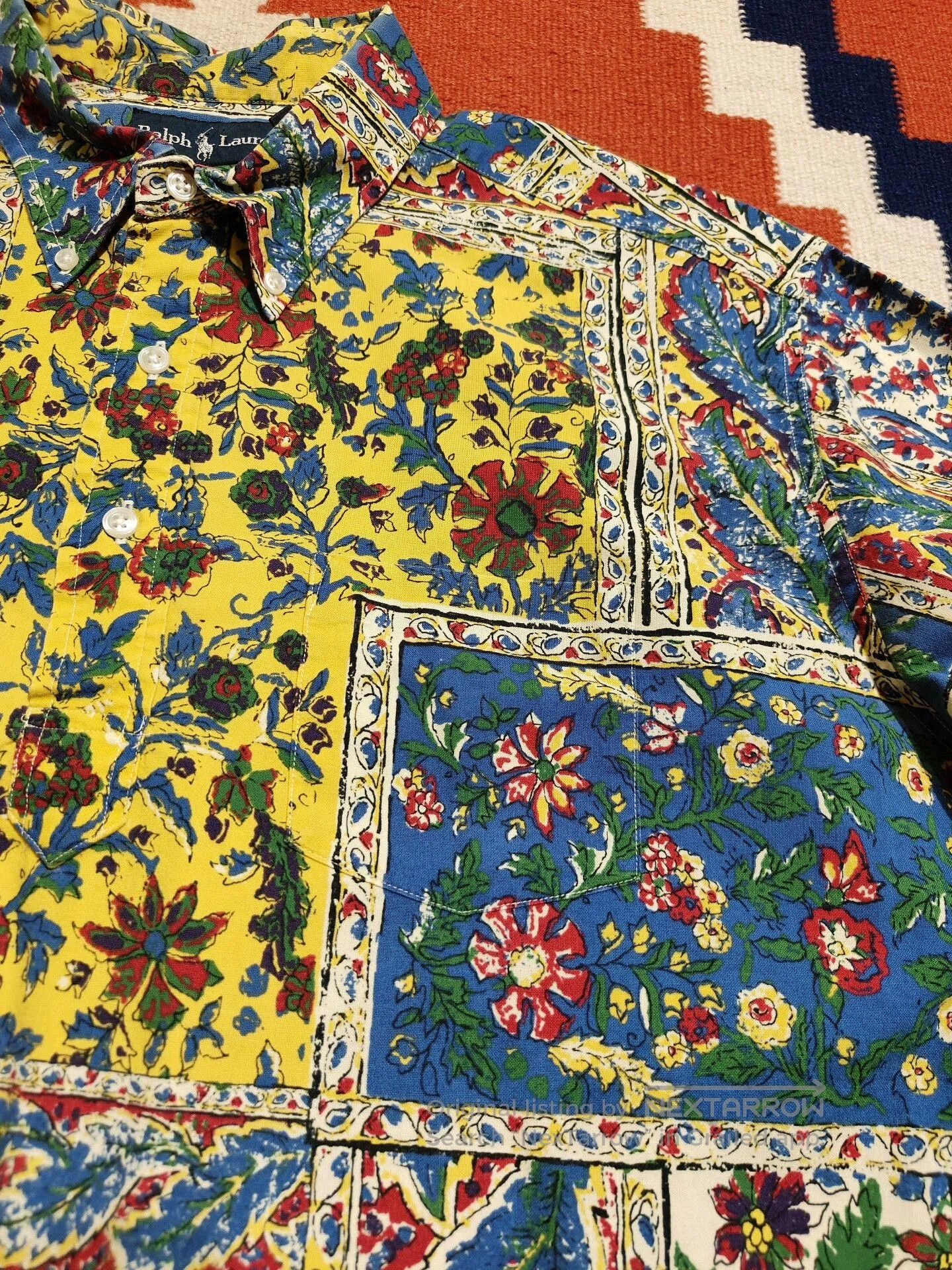 Polo Ralph Lauren Vintage Polo Ralph Lauren 90s Hawaiian Pullover Shirt. Size US L / EU 52-54 / 3 - 2 Thumbnail