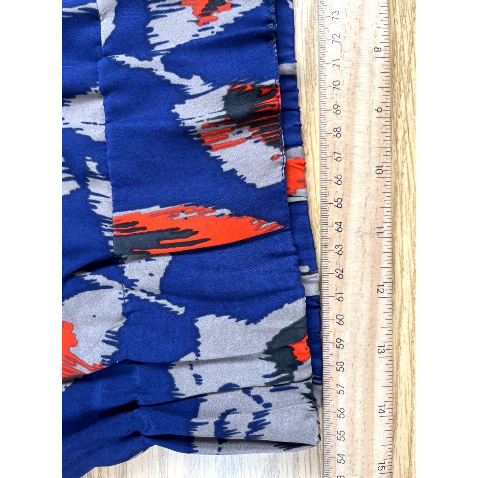 Dolce Vita Dolce Vita Skirt Womens XL Bubble Multicoor Silk Floral Pockets Short Mini Multicolor Slatch Stratch Size 40" / US 18 - 4 Thumbnail