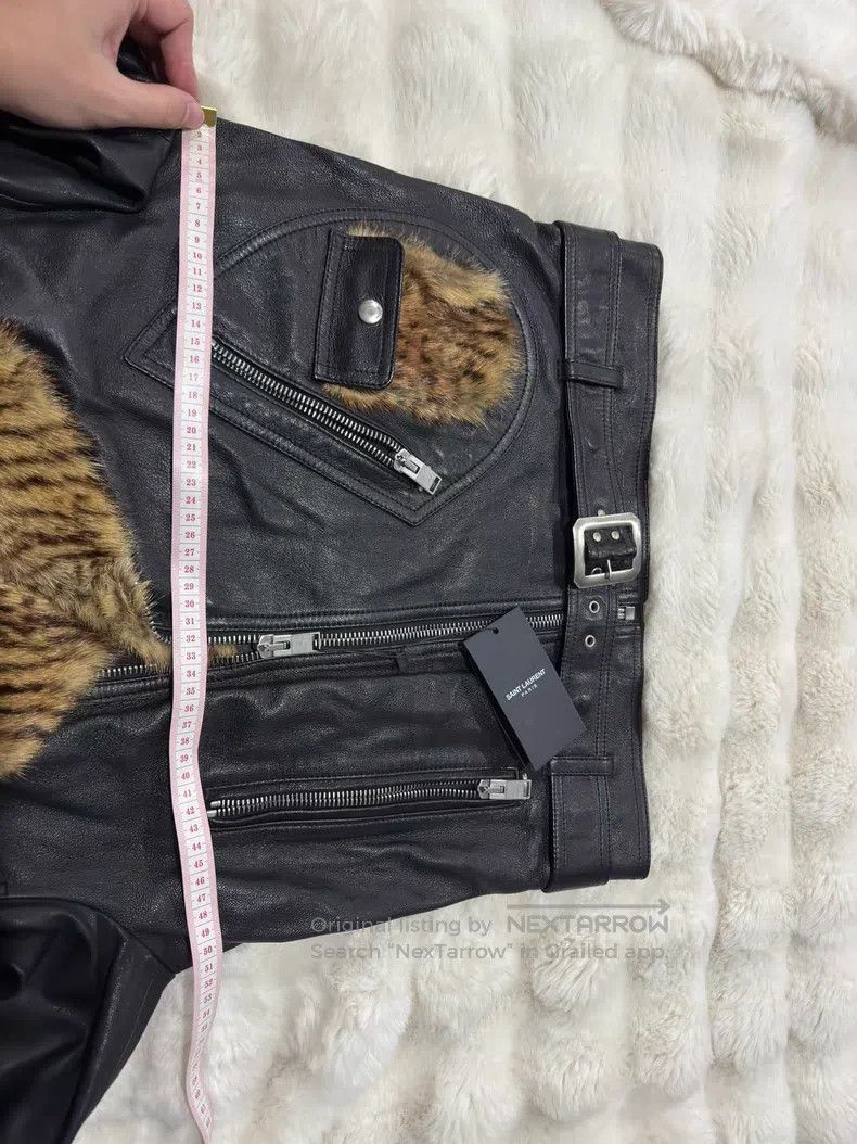 Saint Laurent Paris Saint Laurent Paris Vintage Fur Leather Jacket Size US M / EU 48-50 / 2 - 5 Thumbnail