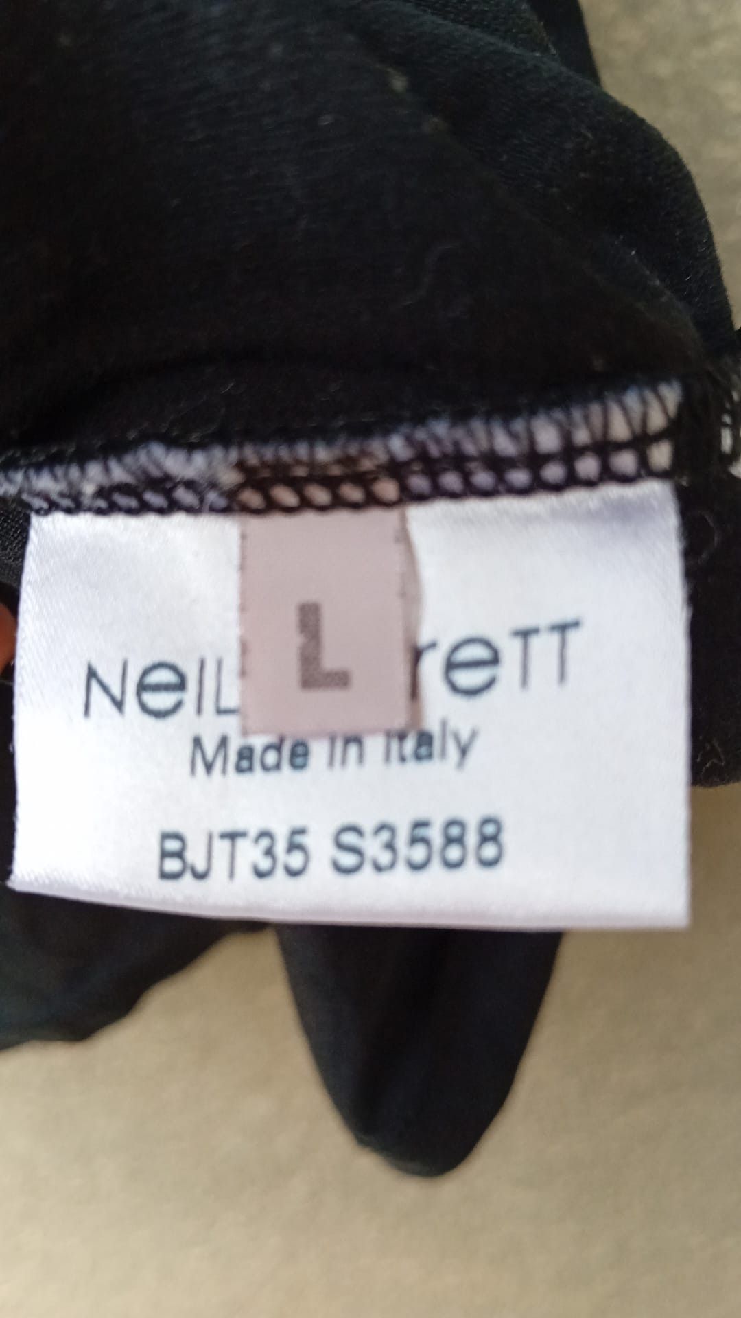 Neil Barrett Neil Barrett Male Model Graphic T-shirt Made in Italy sz L Size US L / EU 52-54 / 3 - 4 Thumbnail