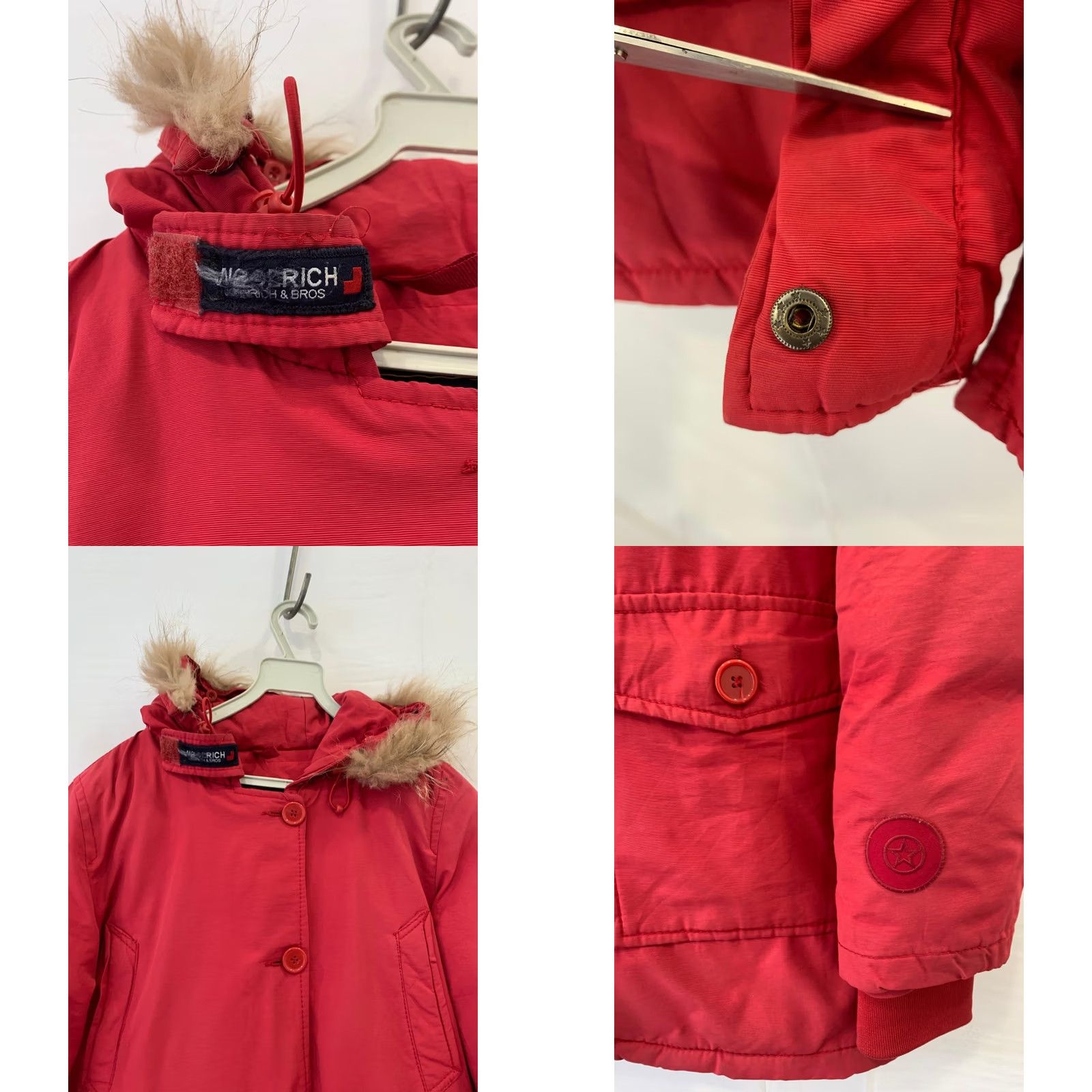 Vintage Woolrich John Rich & Bros Arctic Parka Women’s Red Down Hooded Parka S Woolrich John Rich & Bros Womens Small Red Down Hooded Parka Size S / US 4 / IT 40 - 8 Thumbnail