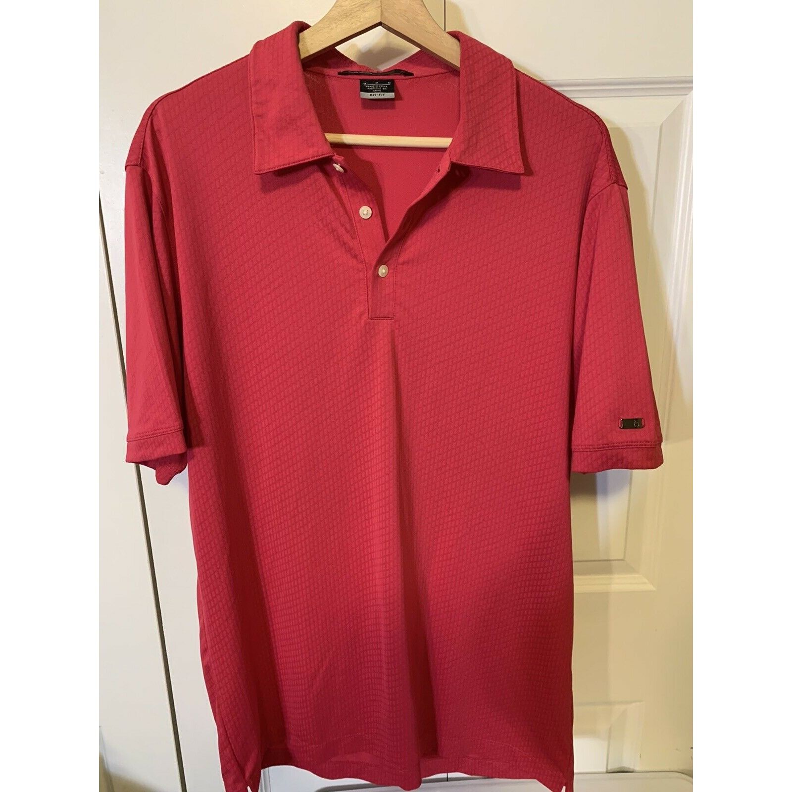 Tiger Woods Tiger Woods Collection Men’s Sz M Golf Polo Shirt Pink Size US M / EU 48-50 / 2 - 7 Thumbnail