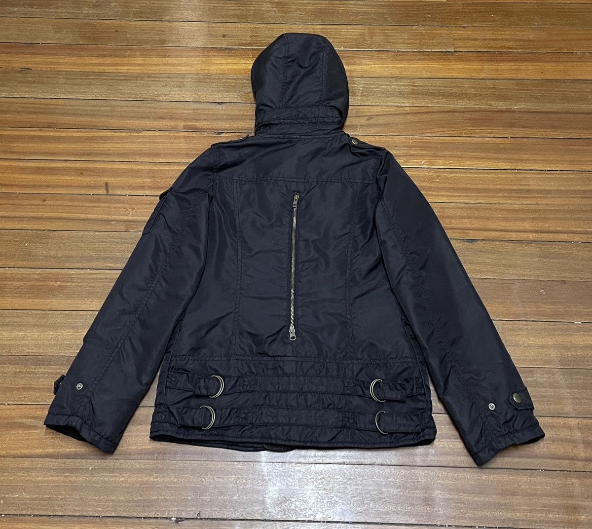 Japanese Brand Very Rare Vintage Nxeyed Fur Tactical Bomber Jacket 2000s Size US S / EU 44-46 / 1 - 2 Thumbnail