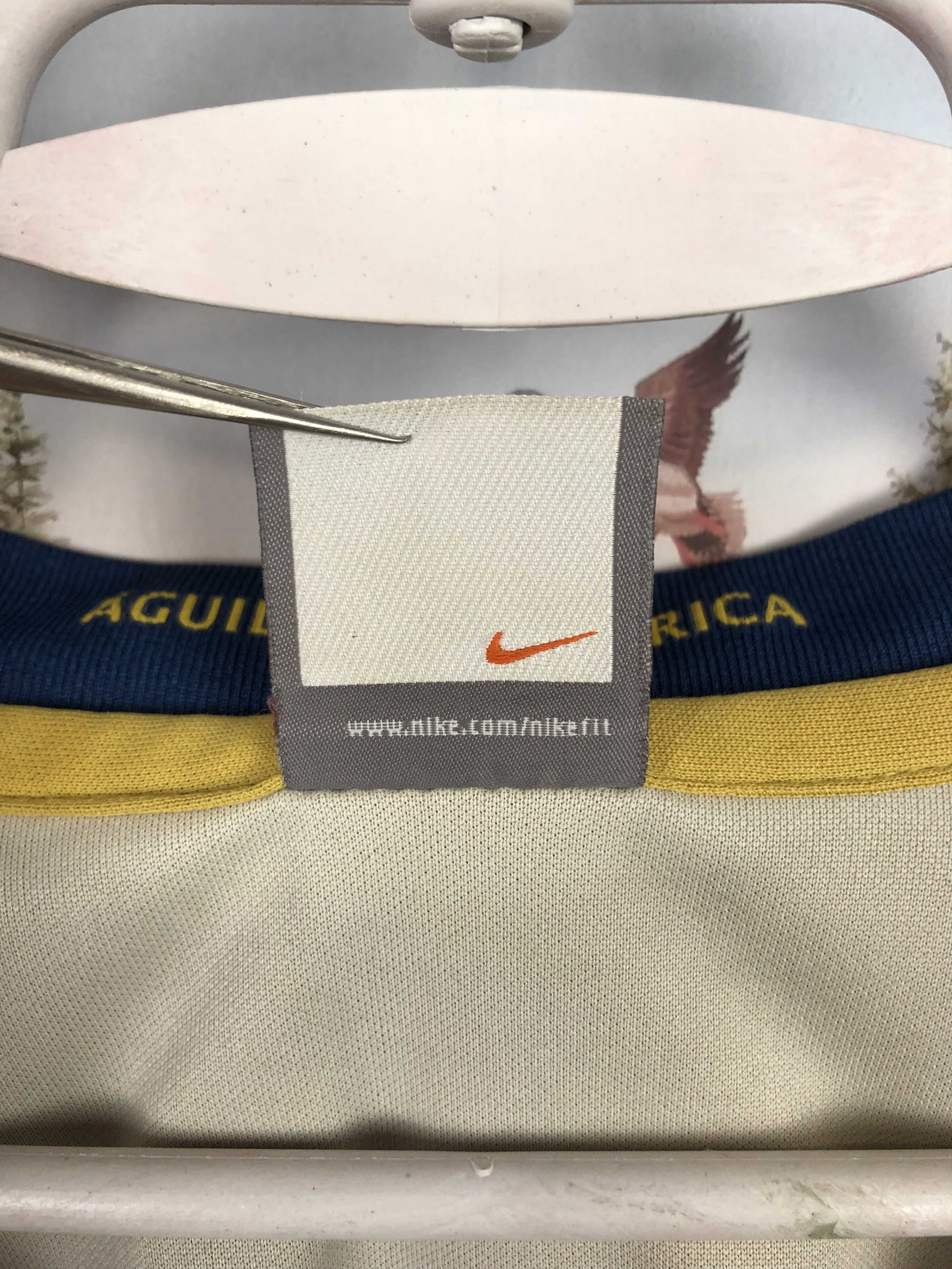 Nike Club America football shirt 2007 Soccer Nike Jersey Tee Size US L / EU 52-54 / 3 - 9 Thumbnail
