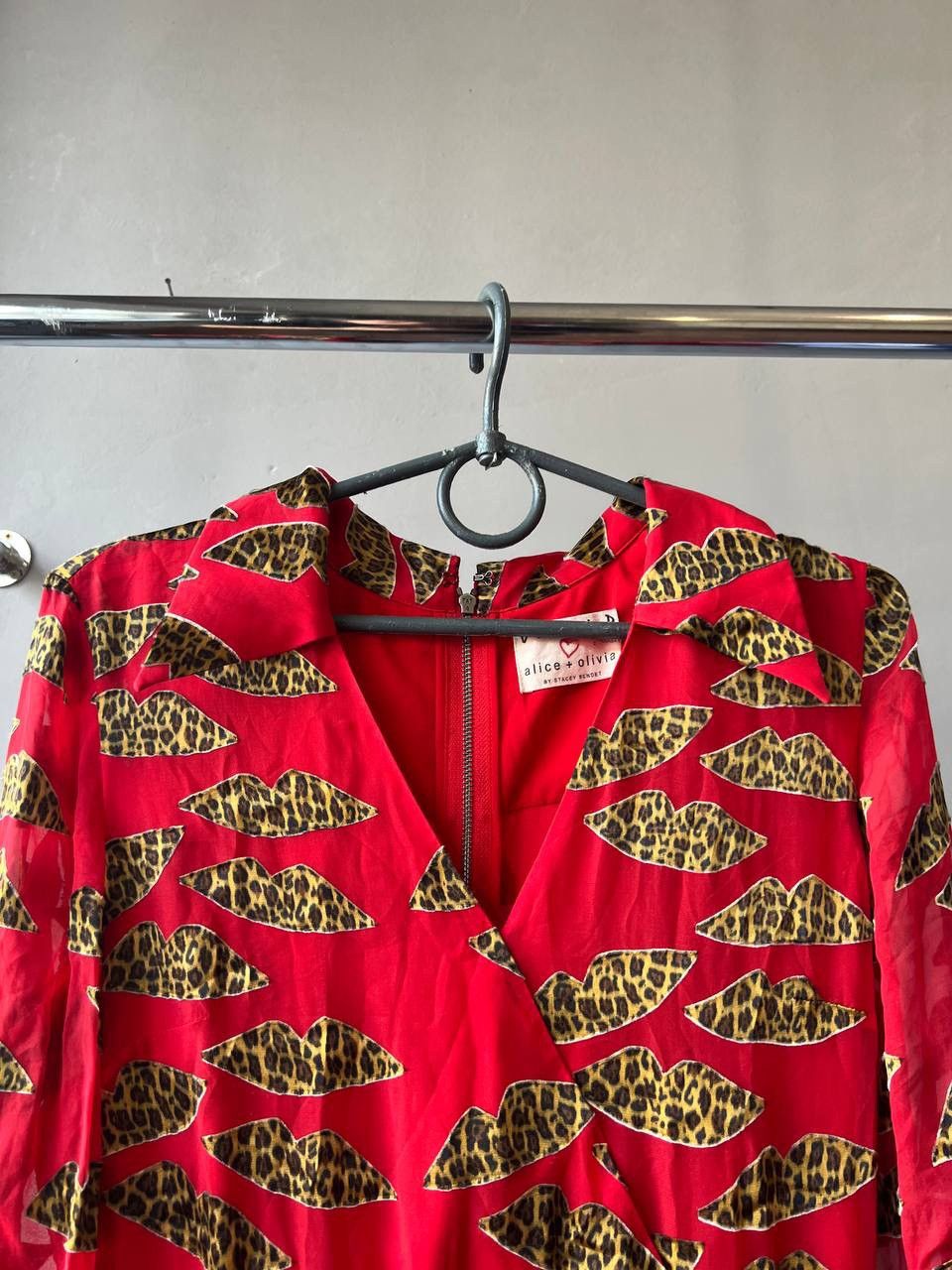 Alice + Olivia DONALD ROBERTSON ALICE+OLIVIA BY STACEY BENDET LEOPARD DRESS Size XS / US 0-2 / IT 36-38 - 4 Thumbnail