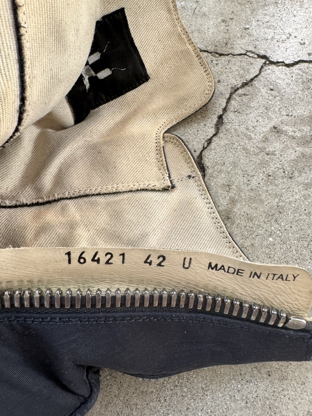 Rick Owens × Rick Owens Drkshdw RICK OWENS DRKSHDW HEXAGRAM PENTAGRAM HI TOP RAMONES Size US 9 / EU 42 - 3 Thumbnail
