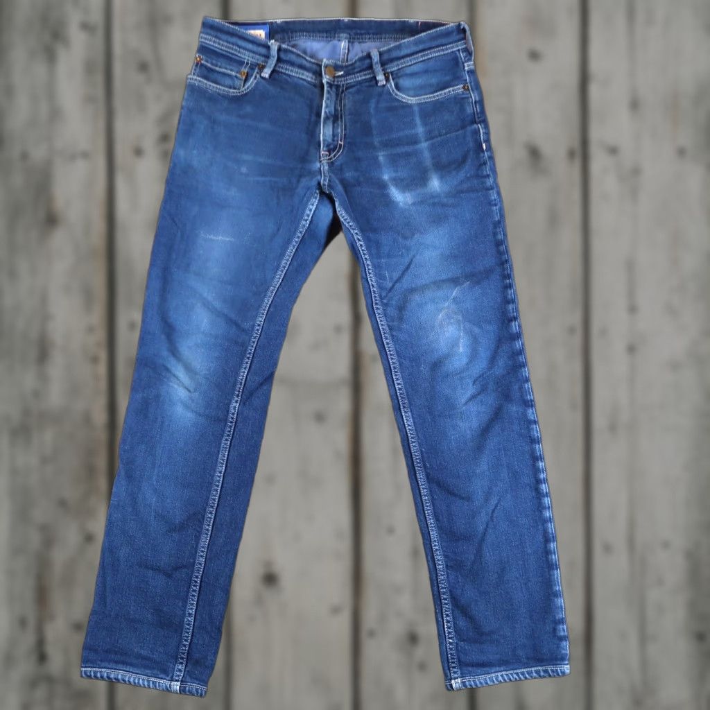 Acne Studios Acne Studios Jeans Slim Skinny 31x32 Dark Blue Denim Designer City Mens Size US 31 - 1 Thumbnail