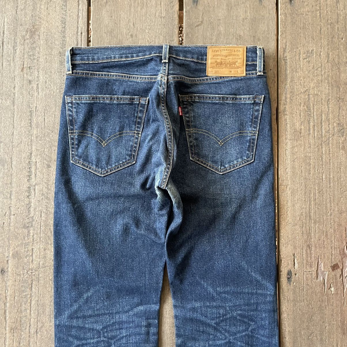 Levi's 🔥Vintage Levis 505 Big E Stoned Washed Denim Jeans Size US 32 / EU 48 - 5 Thumbnail