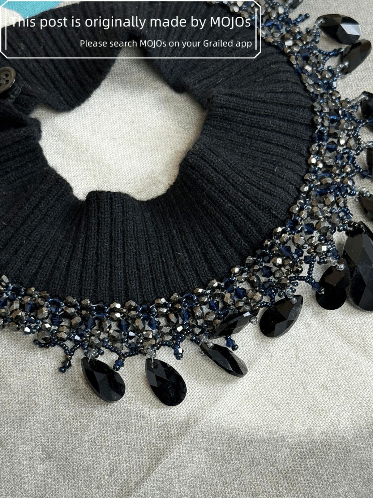 Undercover Undercover Knitwear Gem Necklace mojos36198 Size ONE SIZE - 6 Thumbnail