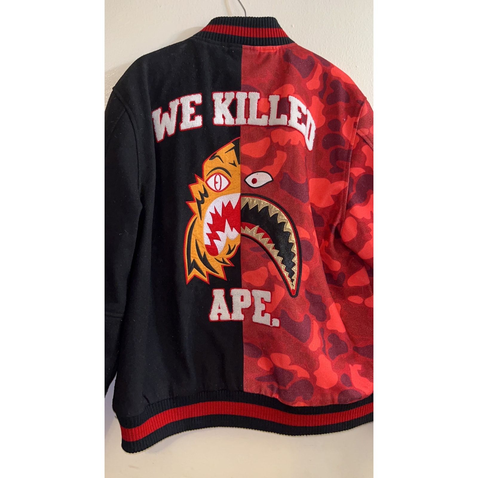 Hudson Outerwear HUDSON Outerwear We Killed Ape XL Varsity Jacket Size US XL / EU 56 / 4 - 4 Thumbnail