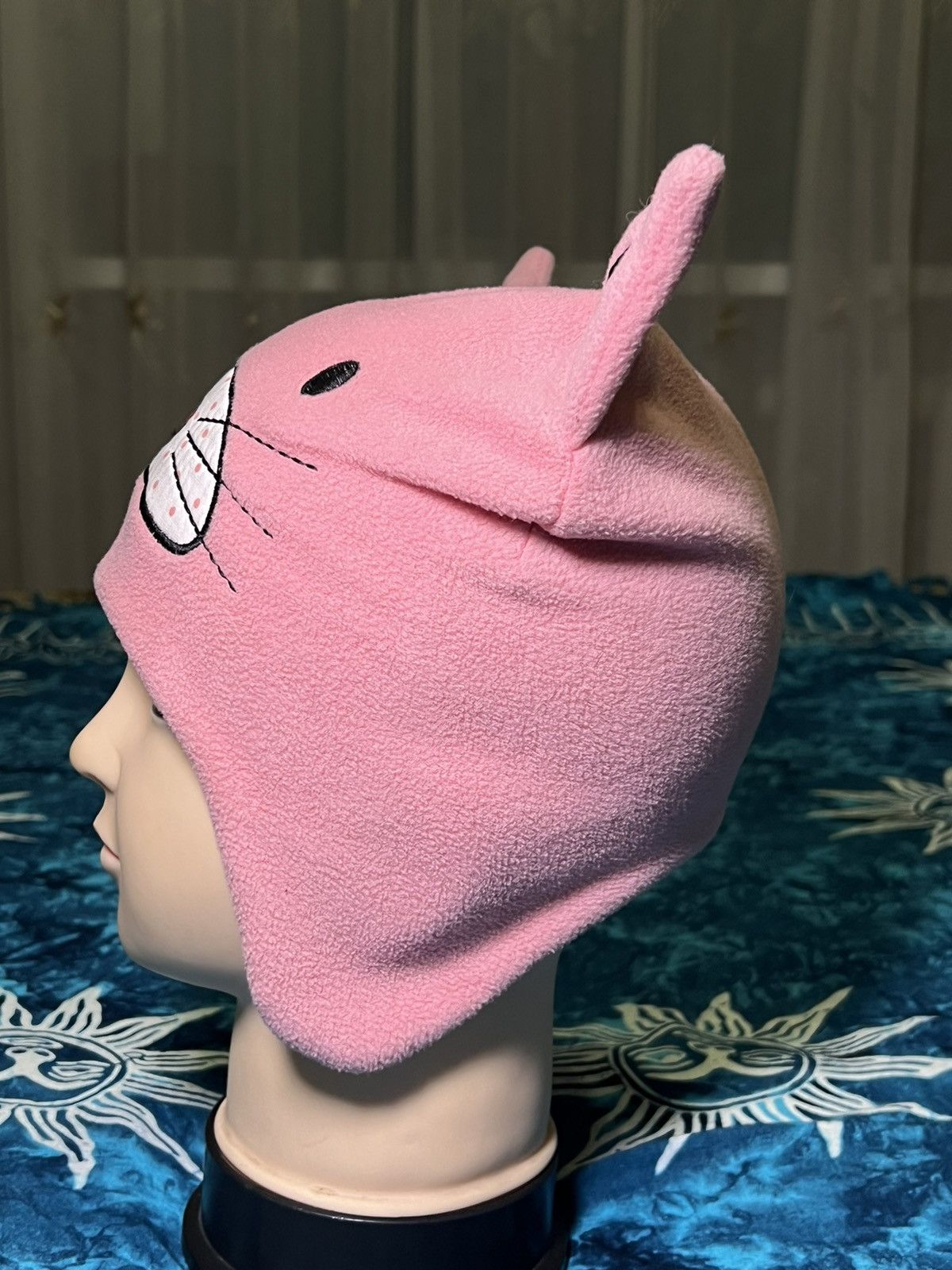 Japanese Brand Y2K Pink Cat Beanie Hat Fleese Cap Size ONE SIZE - 17 Thumbnail