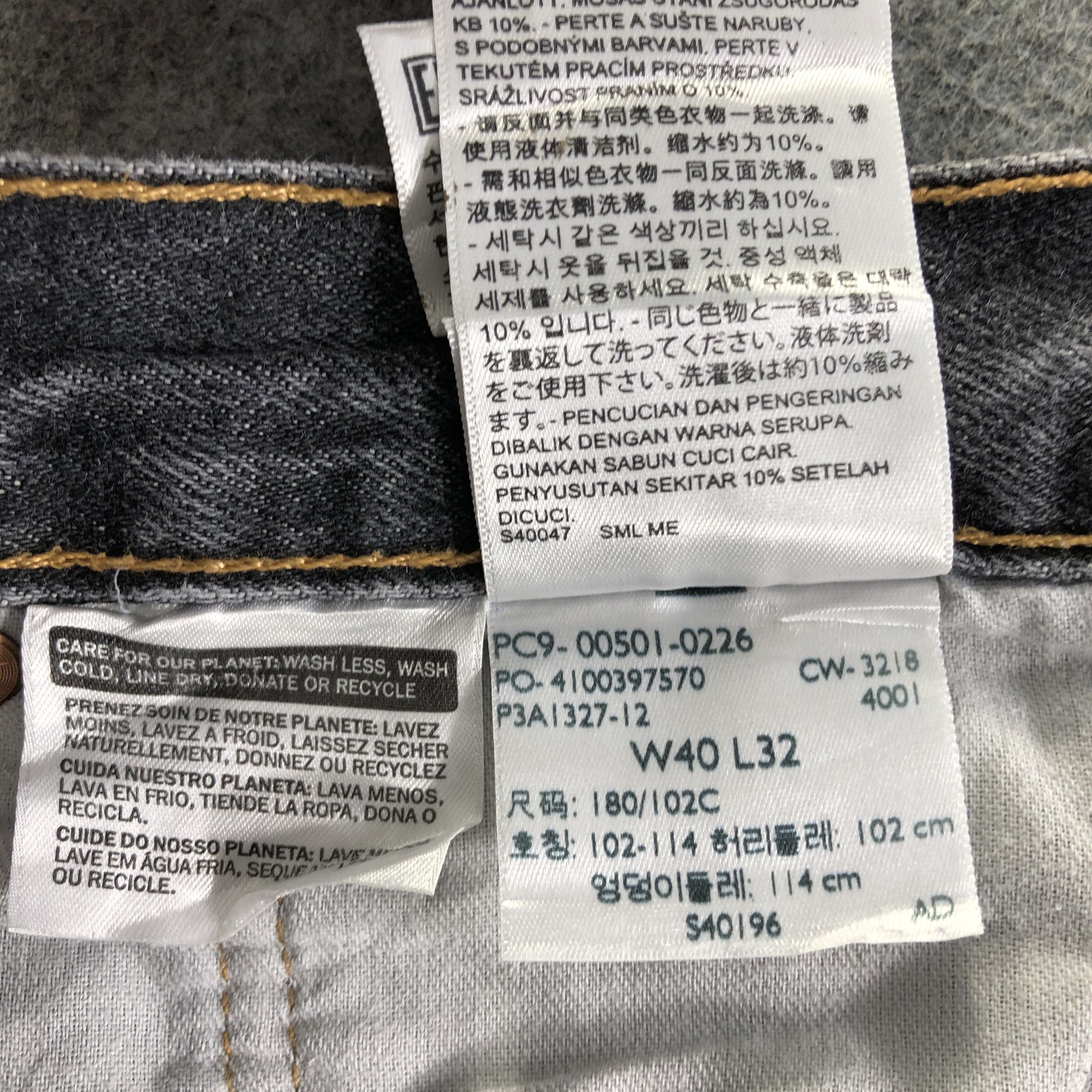 Levi's Vintage Levis 501 Jeans-J4077 Size US 38 / EU 54 - 10 Thumbnail