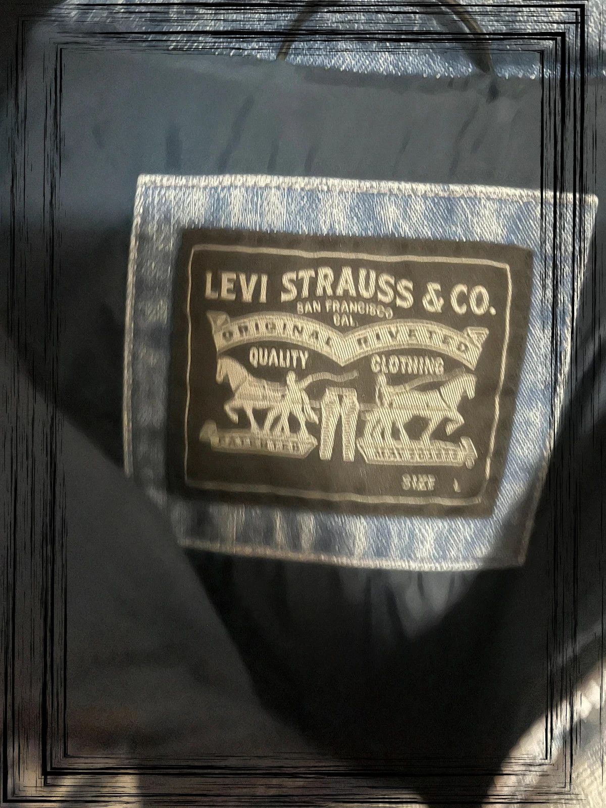 Levi's Kurtka Levi’s puffer jacket vintage 00s jeans Size US L / EU 52-54 / 3 - 3 Thumbnail